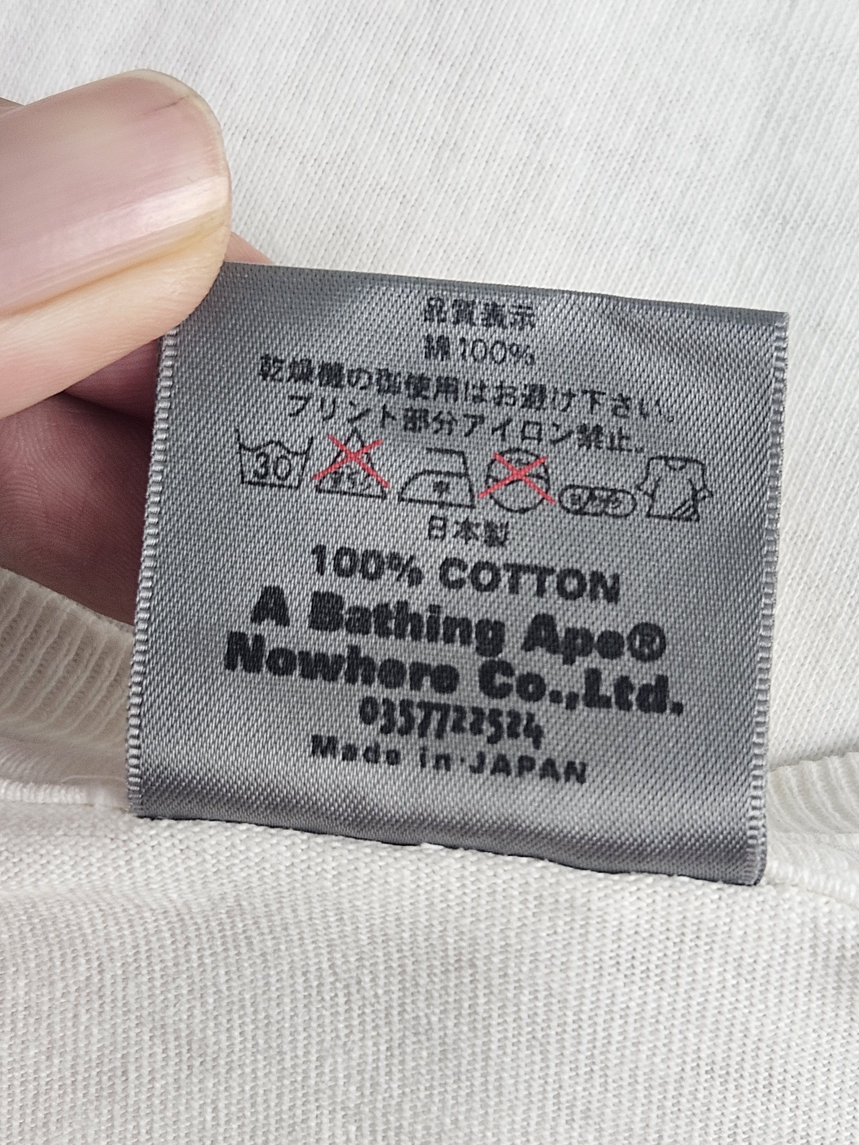 Bape A Bathing Ape Bape Krylon Interior/Exterior Tee shirt Size US M / EU 48-50 / 2 - 6 Thumbnail