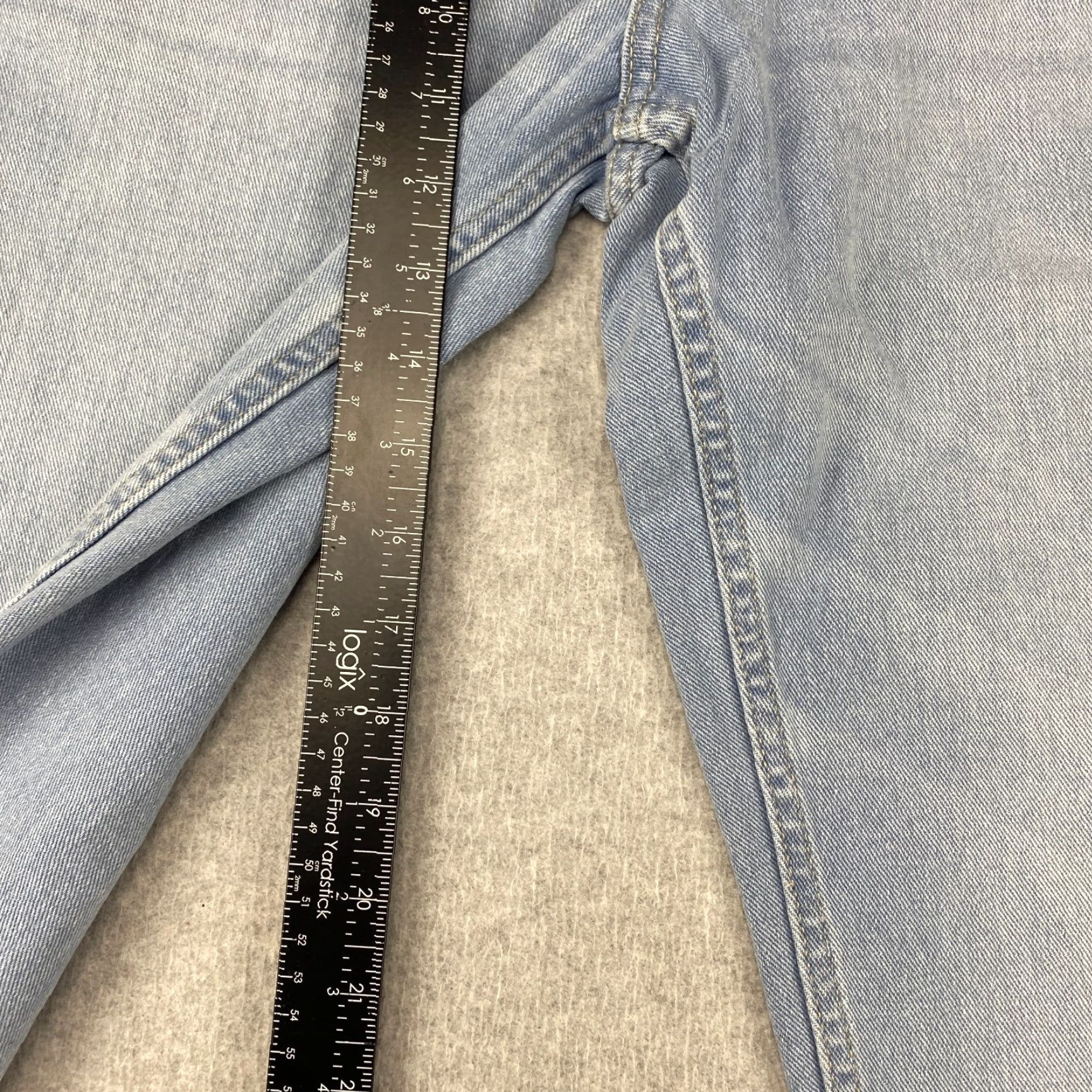 Essentials Amazon Jeans Mens 34X30 Blue Slim Straight 5-Pocket Design Denim Cotton Blend Stretch D Size US 34 / EU 50 - 5 Thumbnail