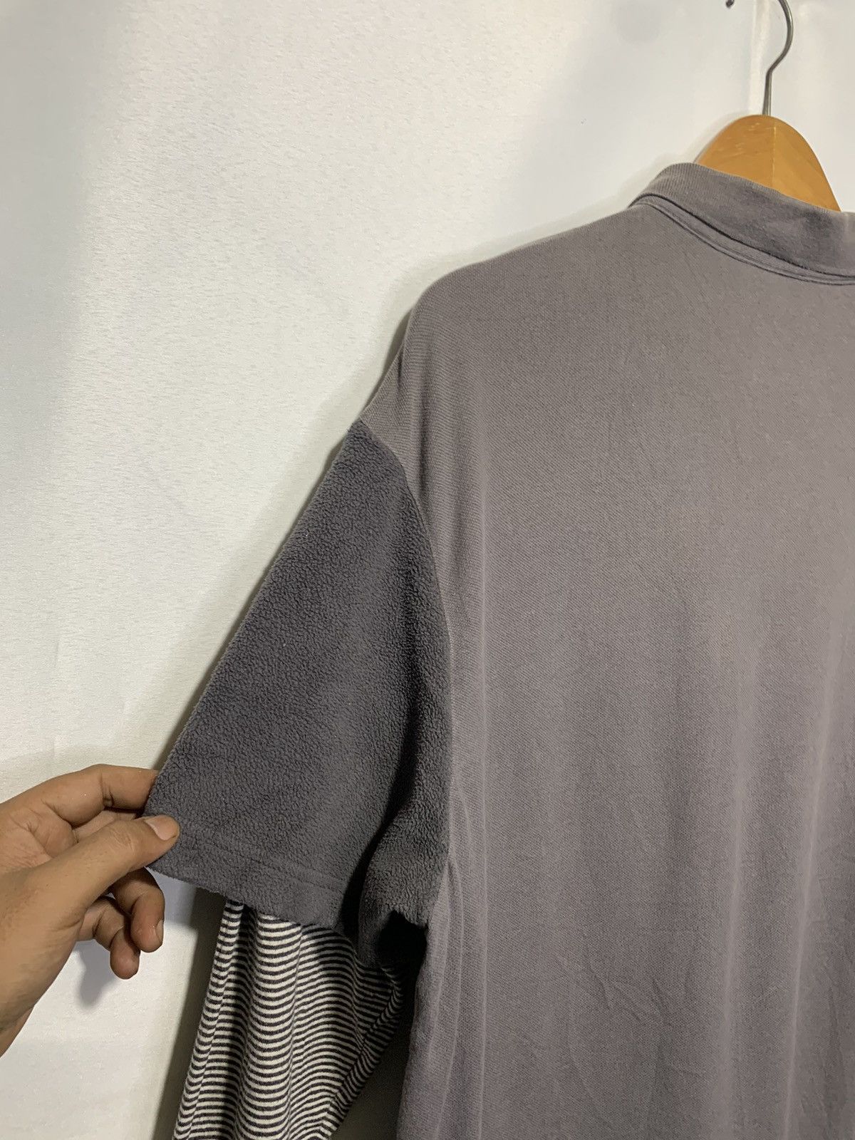 If Six Was Nine × Japanese Brand × Le Grande Bleu (L.G.B.) Y2k BeanPole double layer hybrid longsleeve polo shirt Size US L / EU 52-54 / 3 - 8 Thumbnail