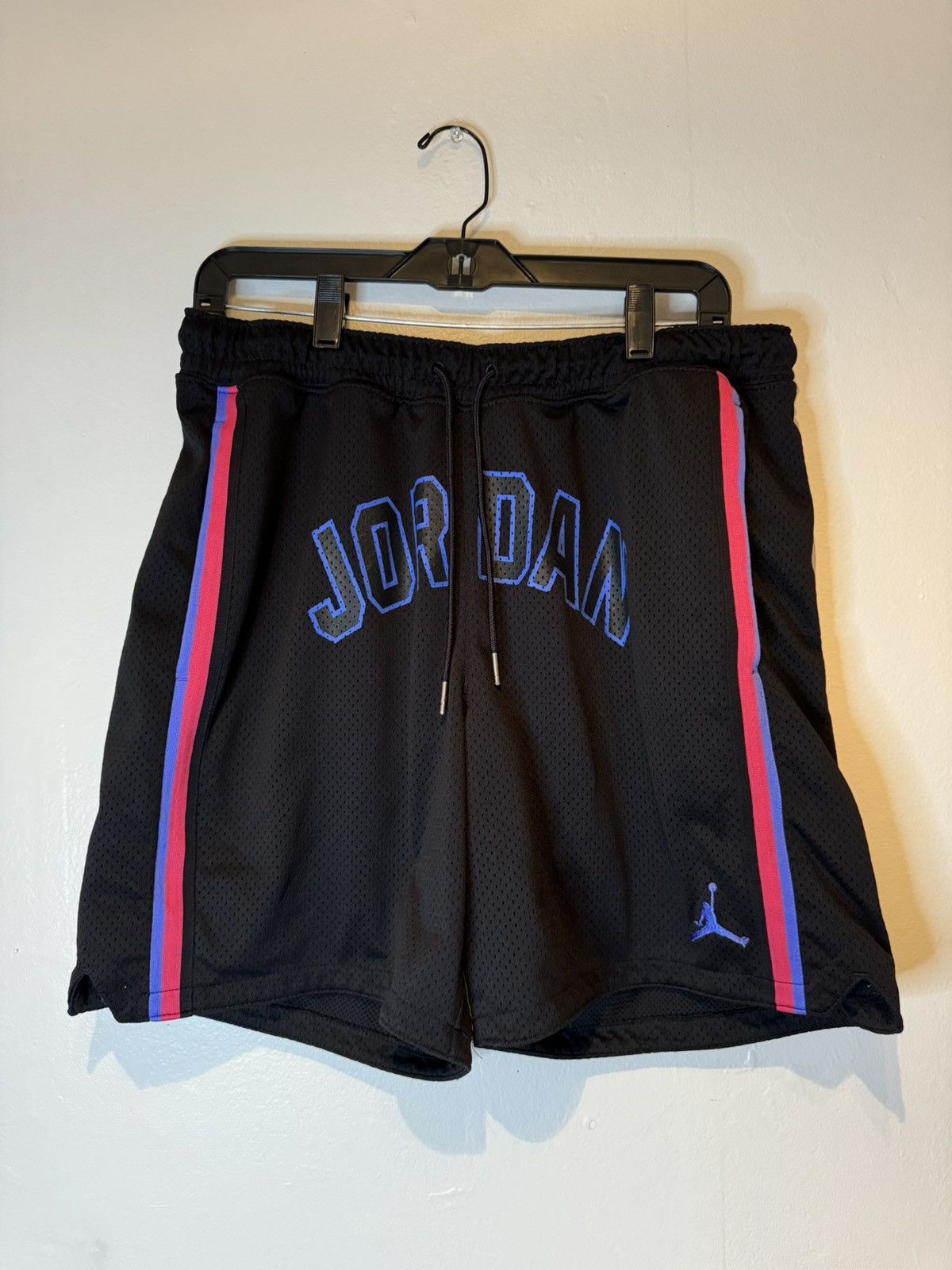 Jordan Brand Nike Jordan Sport DNA Mesh Shorts Black/Blue Men's Large Size US 40 / EU 56 - 1 Thumbnail