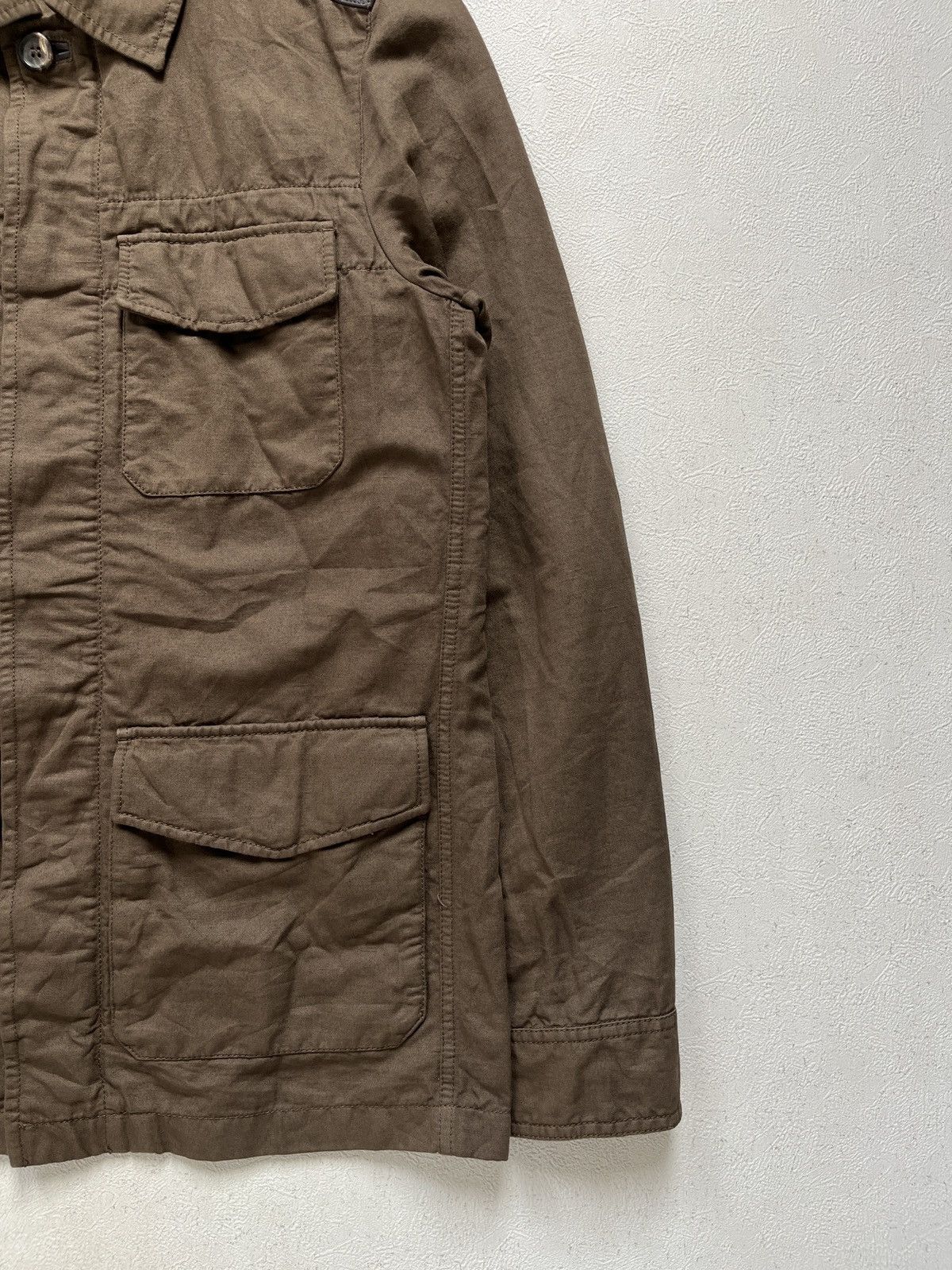 Prada 00’s Prada Sport Linen Leather Field Jacket Size US S / EU 44-46 / 1 - 5 Thumbnail