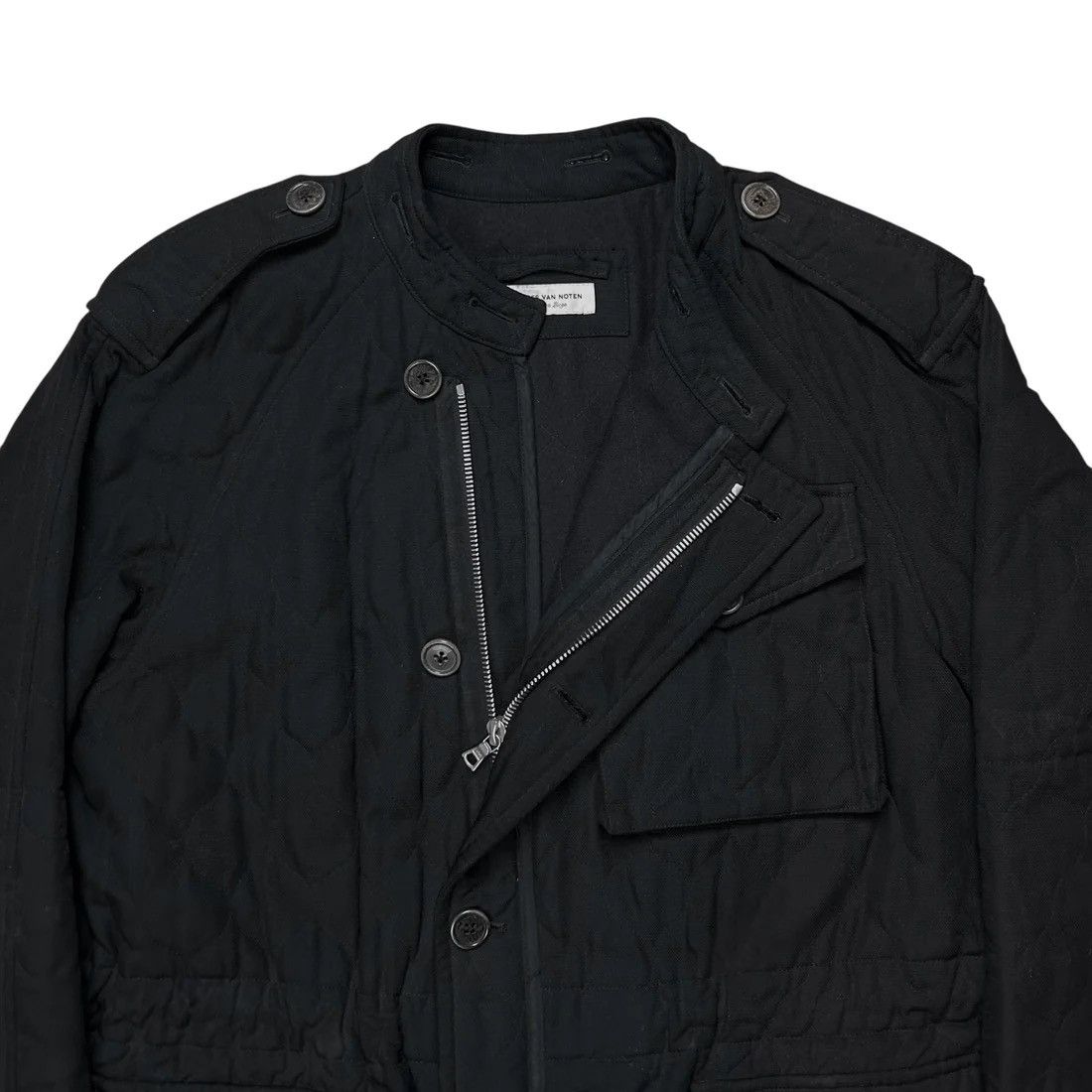 Dries Van Noten Dries Van Noten Quilted Military Field Jacket - AW08 Size US L / EU 52-54 / 3 - 5 Thumbnail