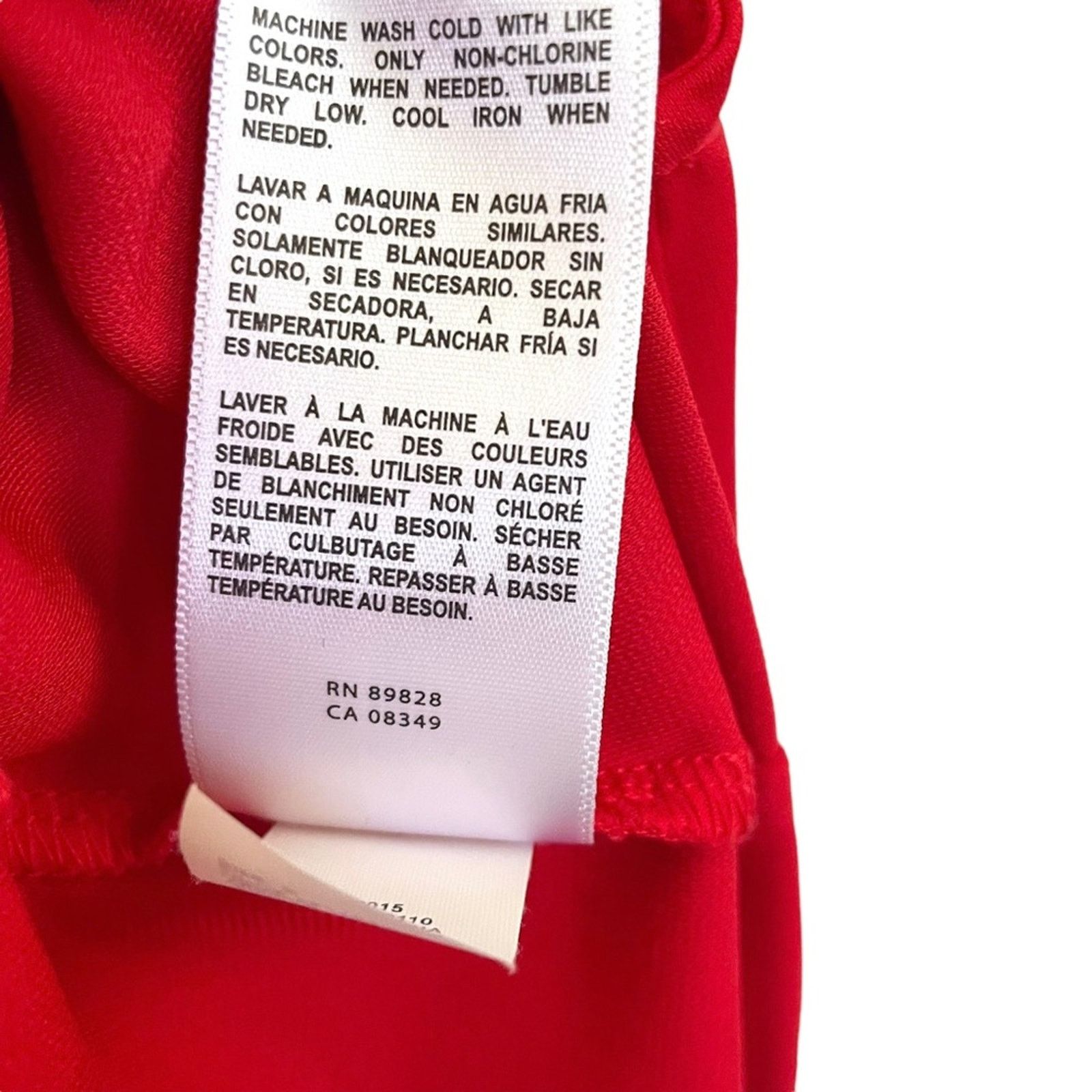 Robert Rodriguez Robert Rodriguez Tyler Red Drape Back Sleeveless Top Blouse Size S / US 4 / IT 40 - 6 Thumbnail