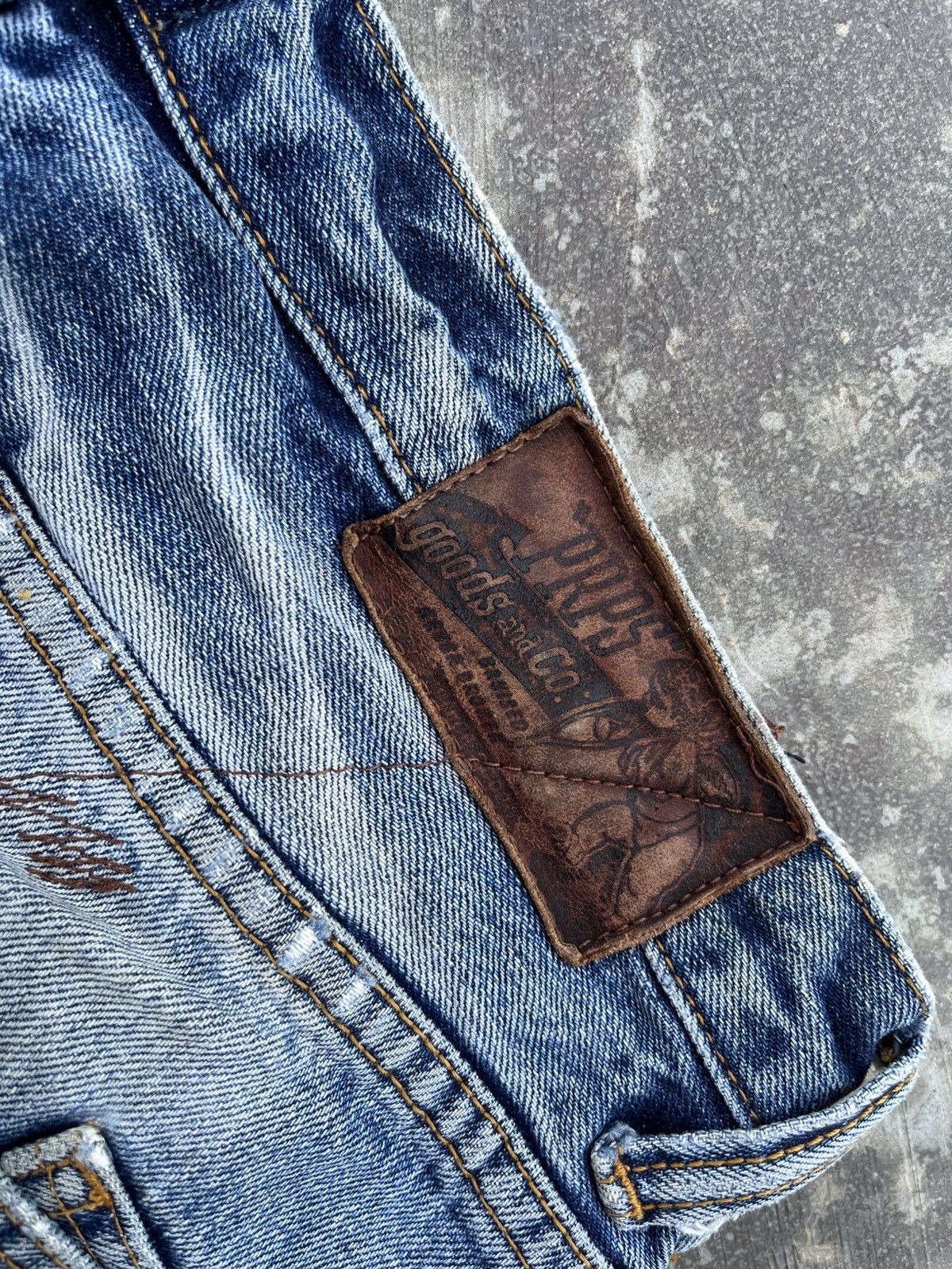 Prps × Vintage Prps Trashed Denim Size US 34 / EU 50 - 17 Thumbnail