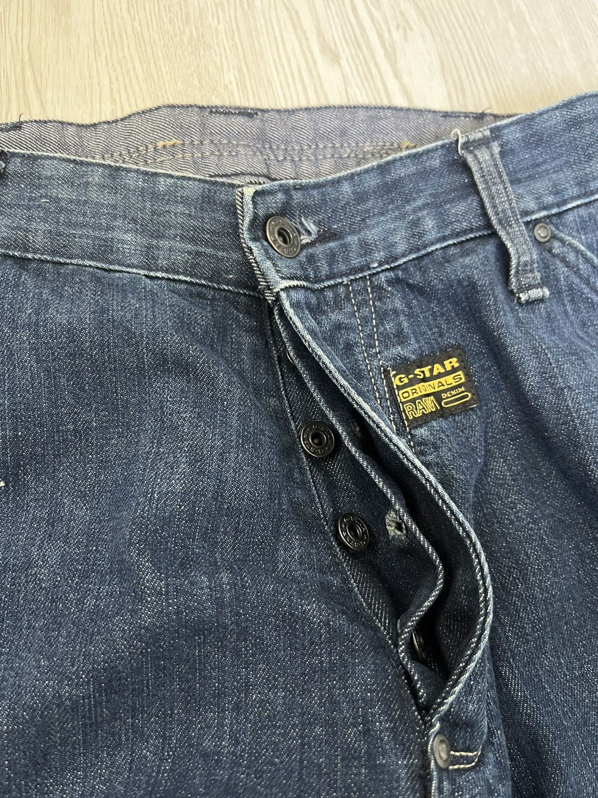 G-Star G-Star Raw double Knee Zipper Jeans Size US 33 - 11 Thumbnail