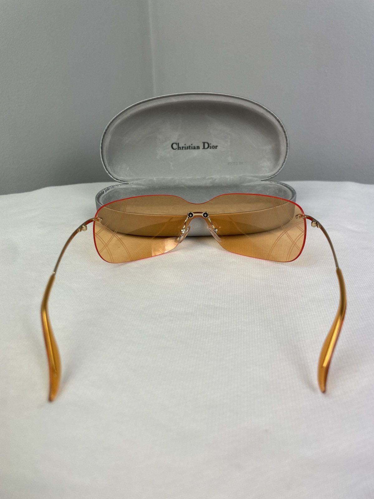 Christian Dior Monsieur Vintage Y2K Christian Dior Bowling Sunglasses With Case Size ONE SIZE - 7 Thumbnail