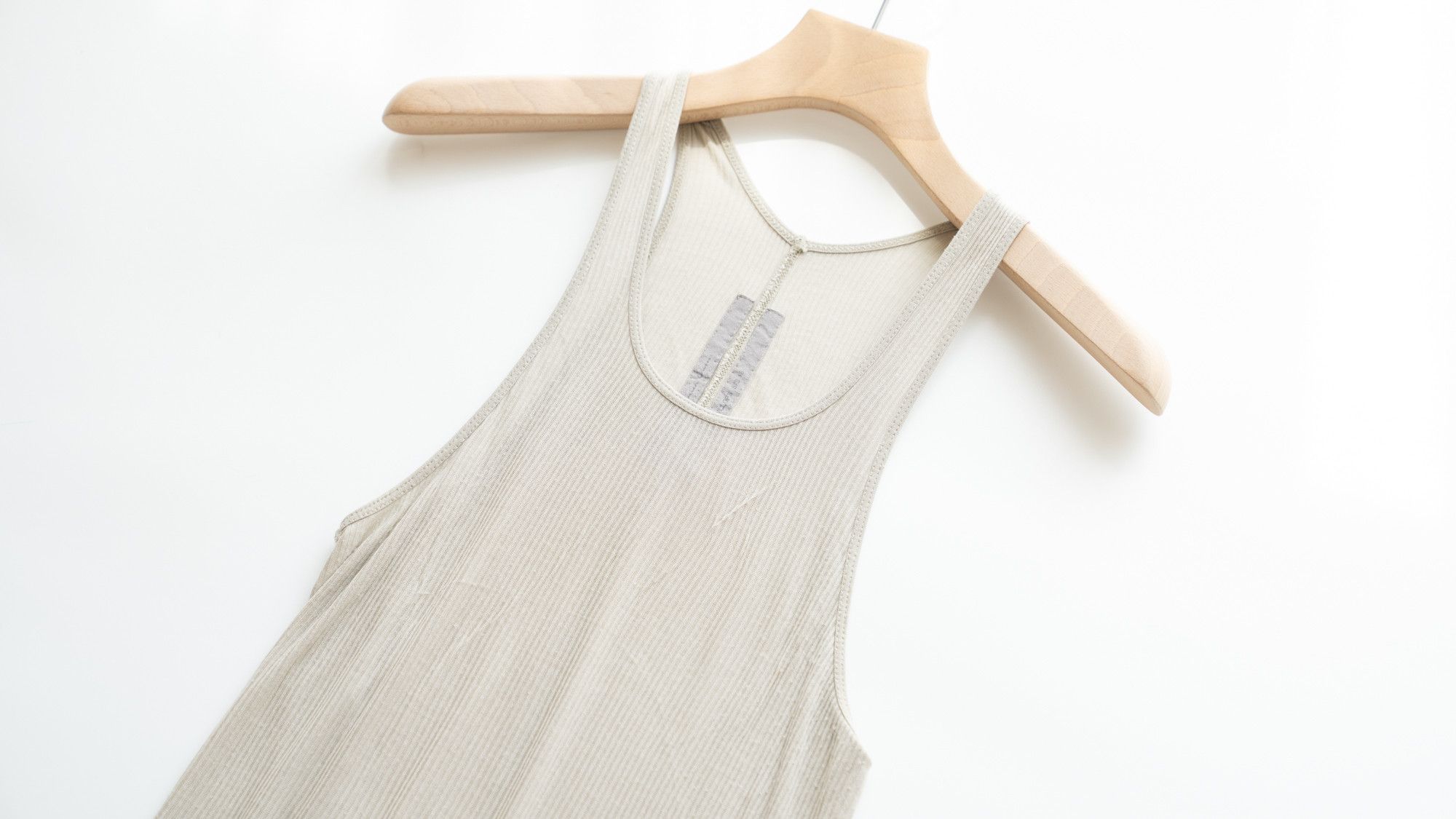 Rick Owens Rick Owens 16SS CYCLOPS BASIC RIB TANK Pearl size:S Size US S / EU 44-46 / 1 - 4 Thumbnail