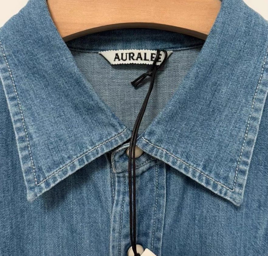 Auralee AURALEE 24SS Super Light Denim Shirt Size US XXL / EU 58 / 5 - 2 Thumbnail