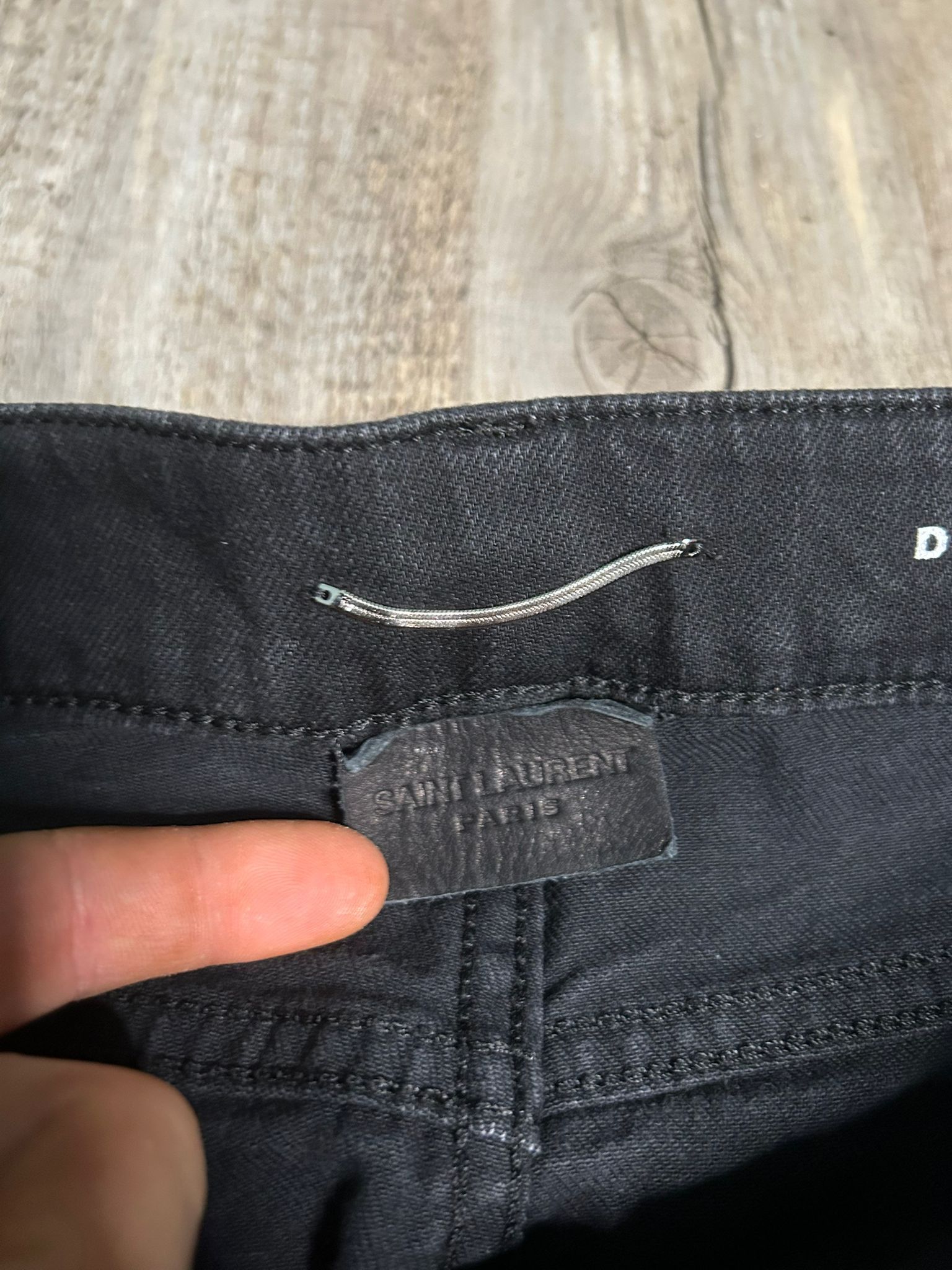 Saint Laurent Paris Saint Laurent Paris D24 Black Size US 30 / EU 46 - 3 Thumbnail