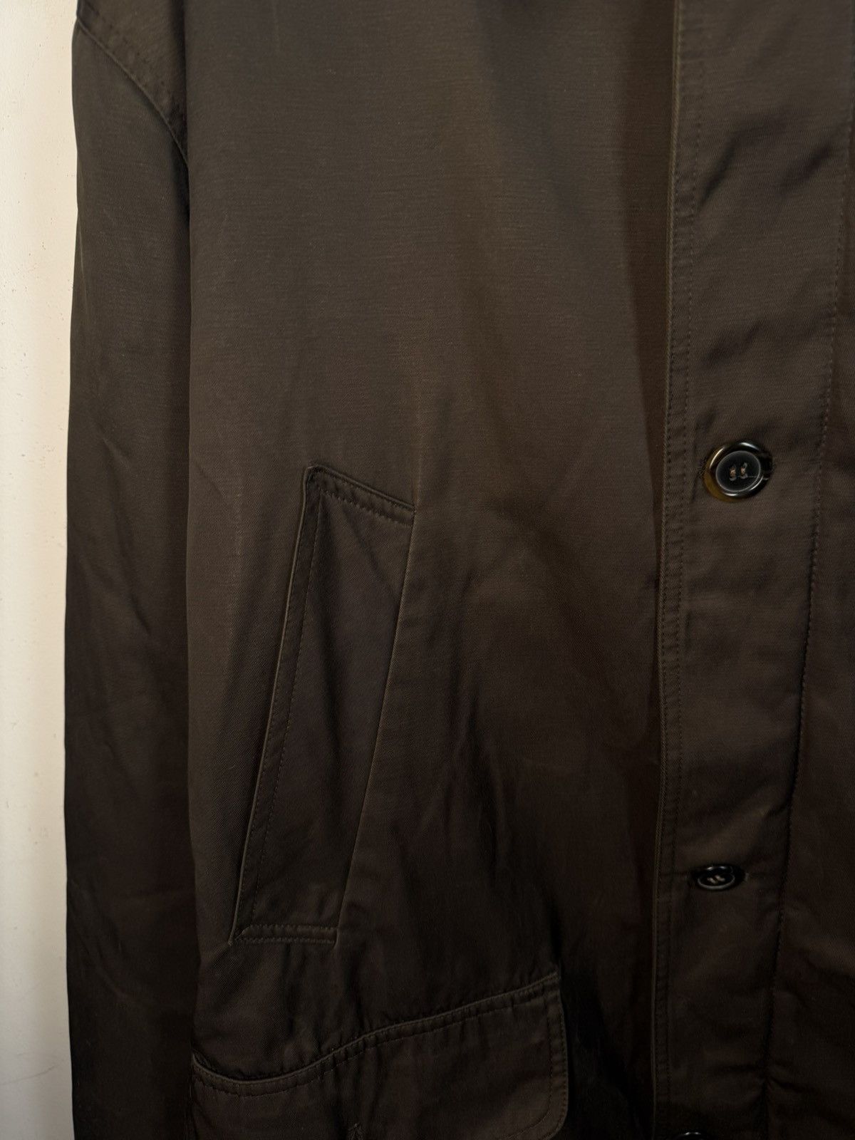 Yves Saint Laurent 90s Warm YSL Jacket Brown Autumn Parka Classic Zip Up Size US XL / EU 56 / 4 - 18 Thumbnail