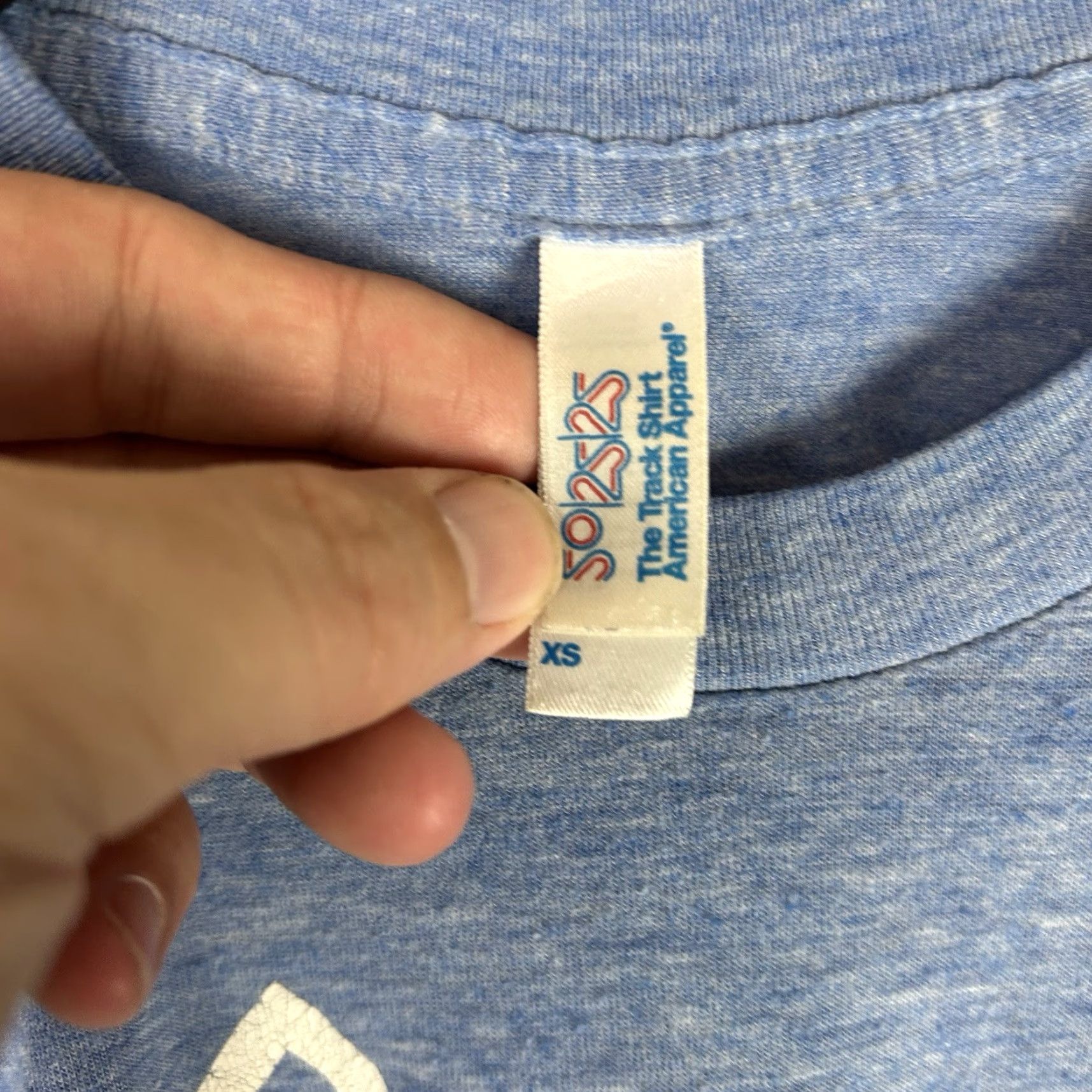 American Apparel Rogue Wave Indie Rock Band Permalight T Shirt XS 2010 Concert Tee Blue Women Short Sleeve Polyester Blend Flaw Pre-owned Fair XS Mens Womens Size XS / US 0-2 / IT 36-38 - 6 Thumbnail