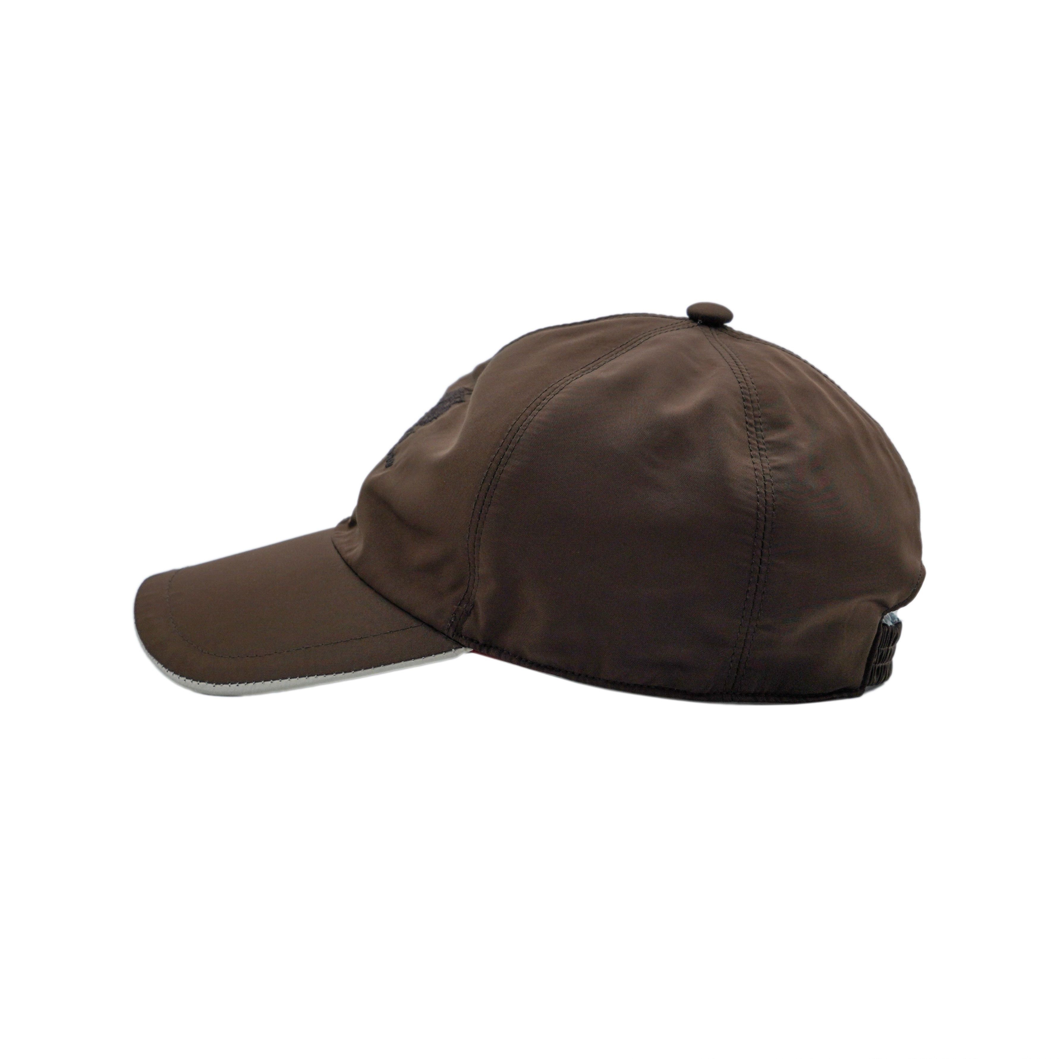 Loro Piana Loro Piana Storm System Brown Embroidered Logo Baseball Cap Size ONE SIZE - 3 Thumbnail