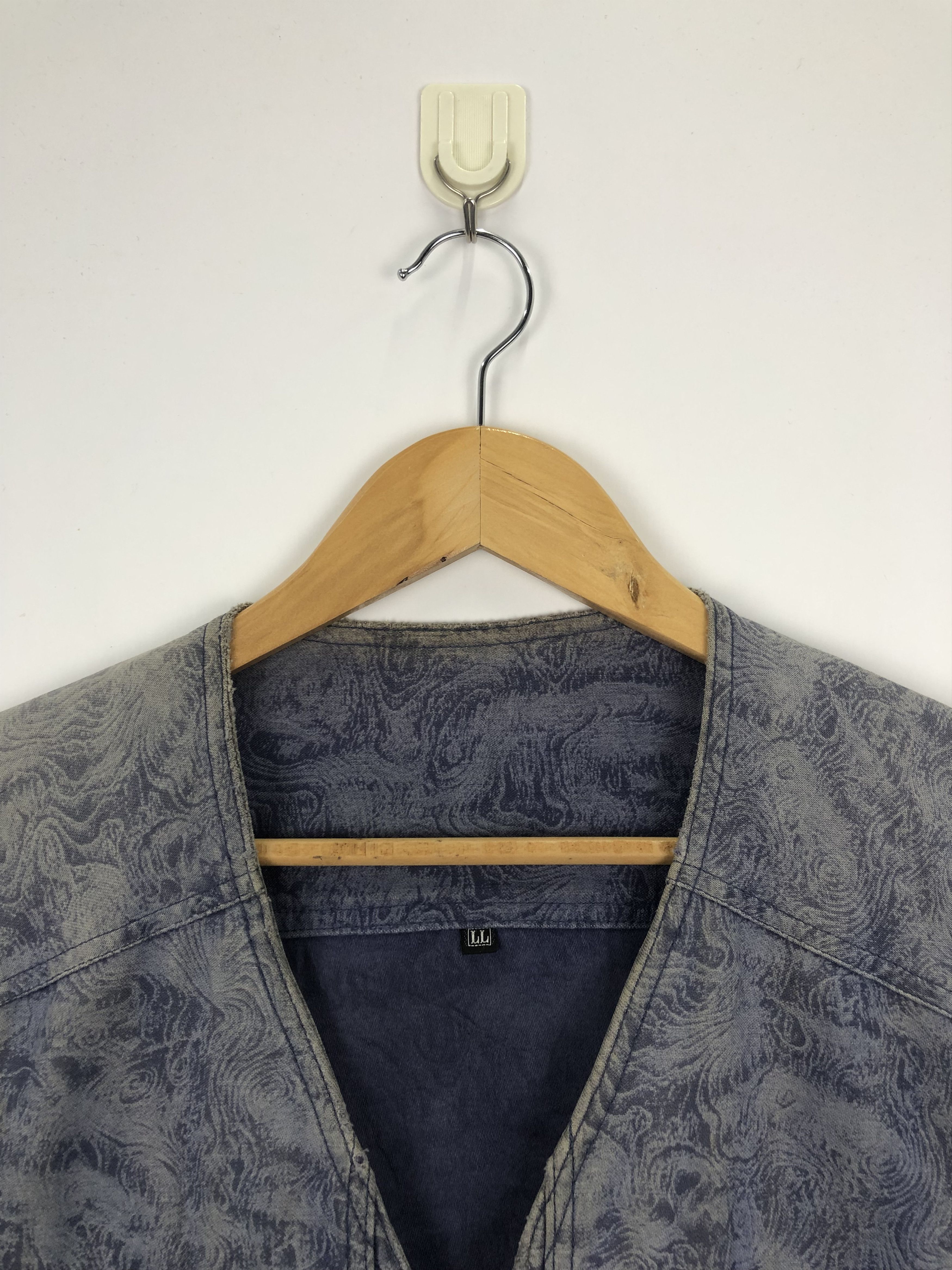 Japanese Brand Vintage Japanese Brand Sleeveless Jacket J0705 Size 38L - 9 Thumbnail