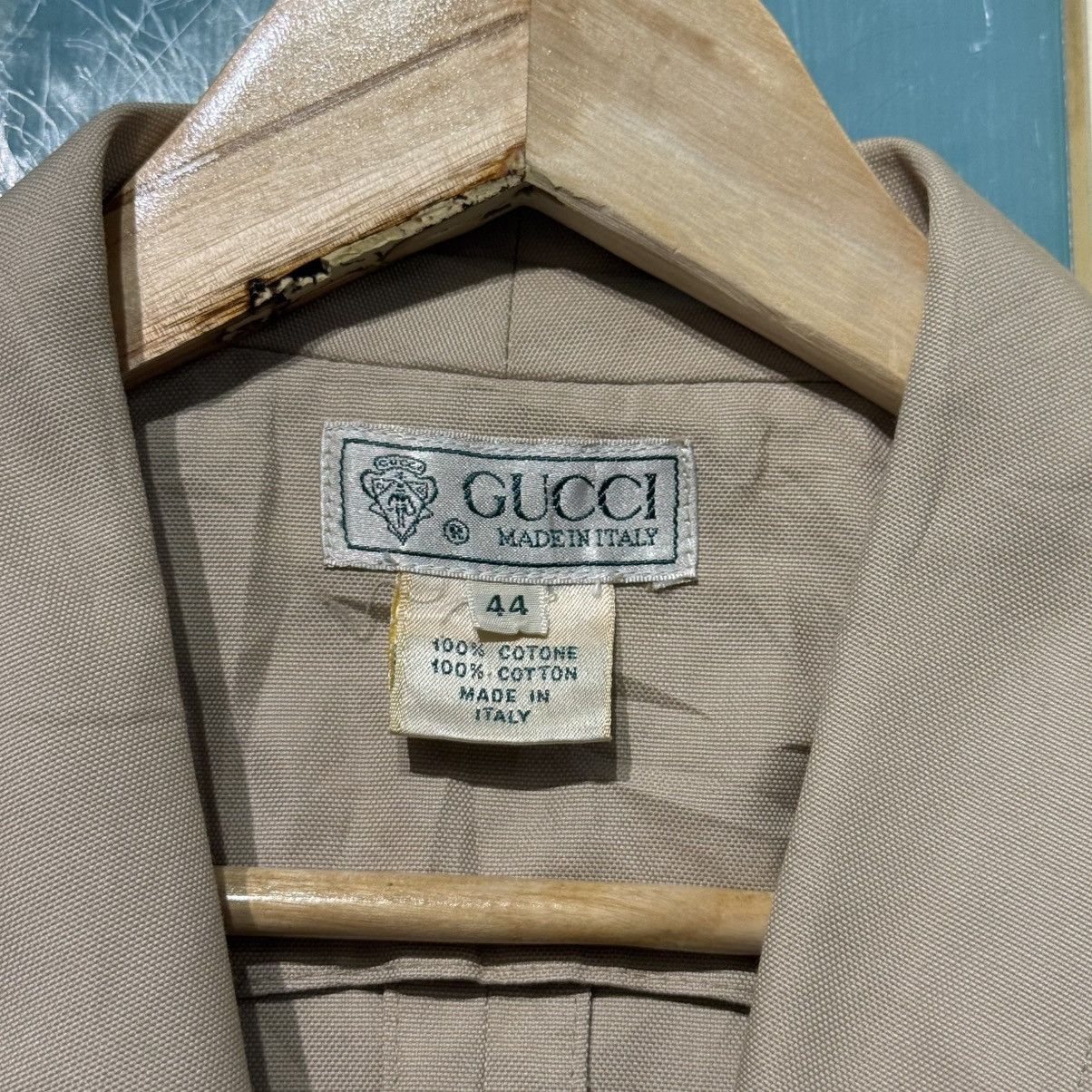 Gucci × Vintage Vintage Gucci Blazers Size M / US 6-8 / IT 42-44 - 4 Thumbnail