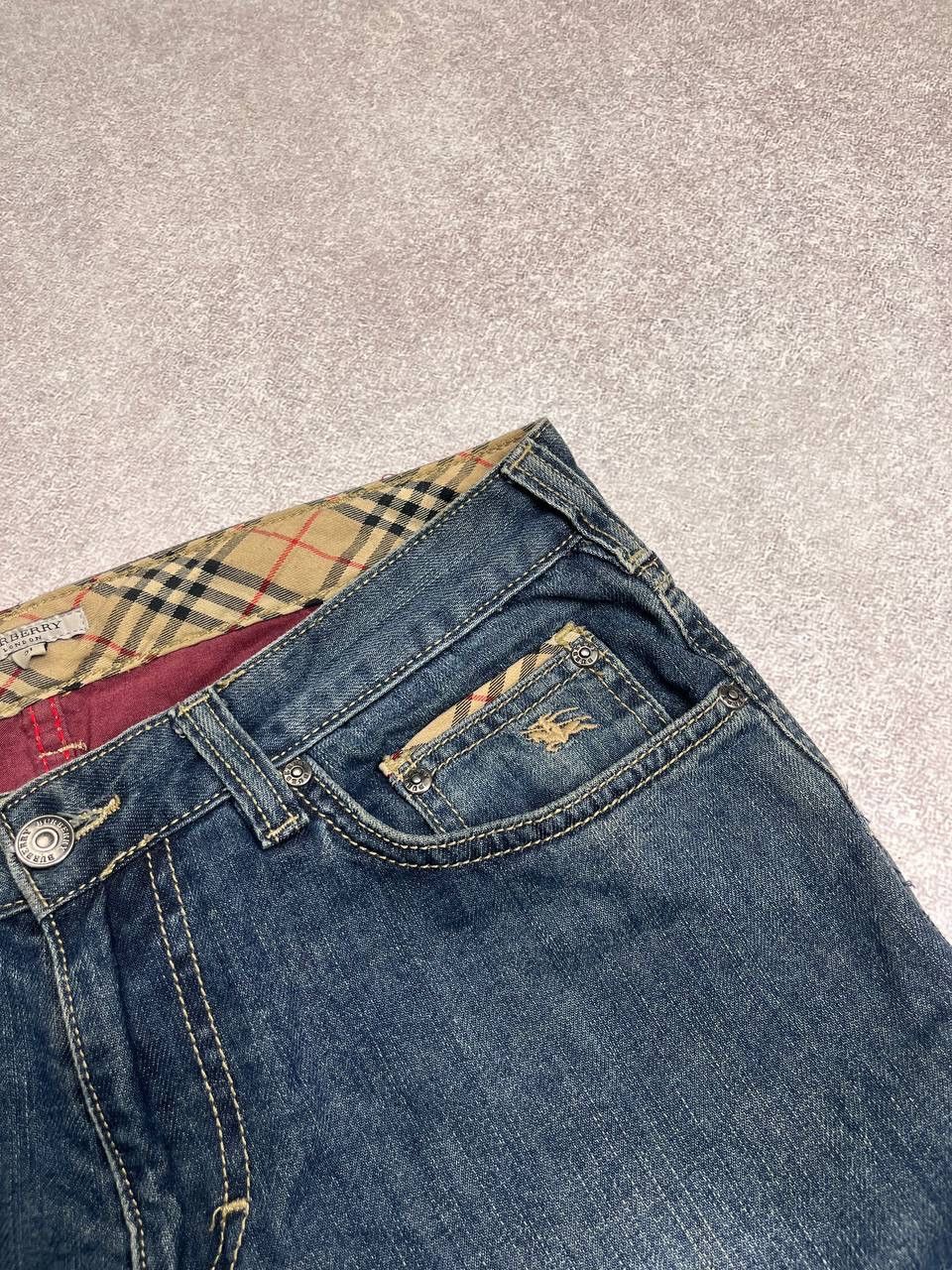 Burberry Vintage Burberry Nova Check Baggy Jeans Y2K 31 Size US 31 - 6 Thumbnail