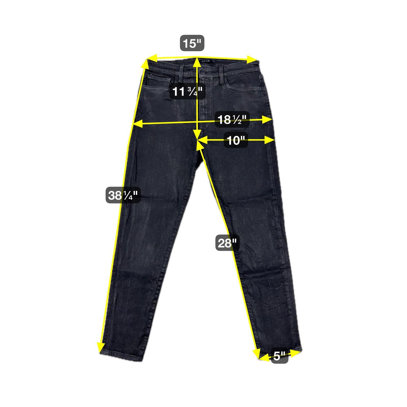Designer Joe's Mid Rise Skinny Jeans Premium Denim Black - 30 Size 30" / US 8 / IT 44 - 9 Thumbnail
