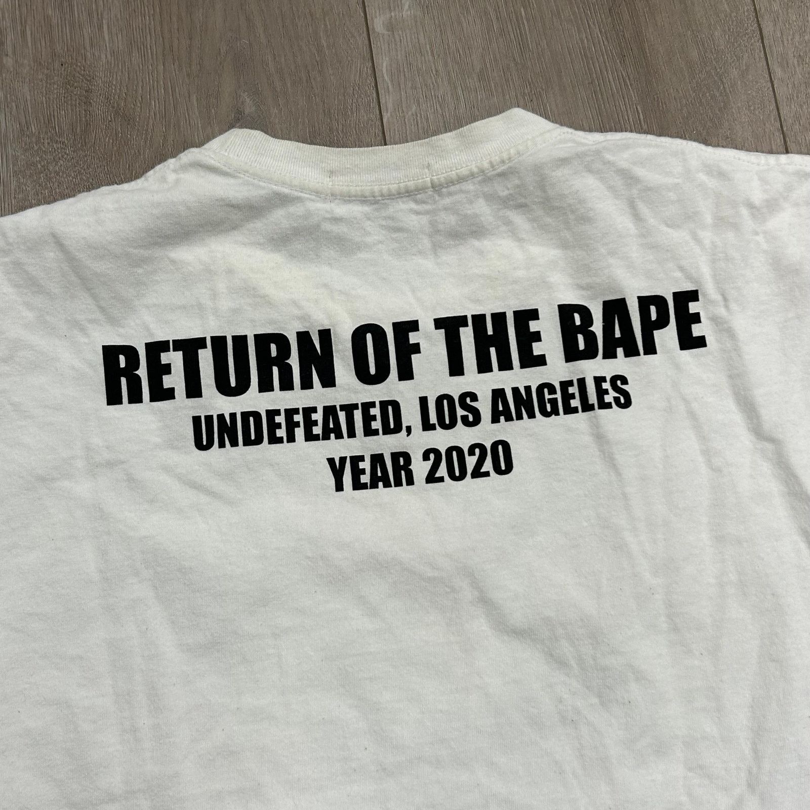 Bape 2020 Bape Undefeated return of the bape Tee T Shirt Size XL Size US XL / EU 56 / 4 - 8 Thumbnail