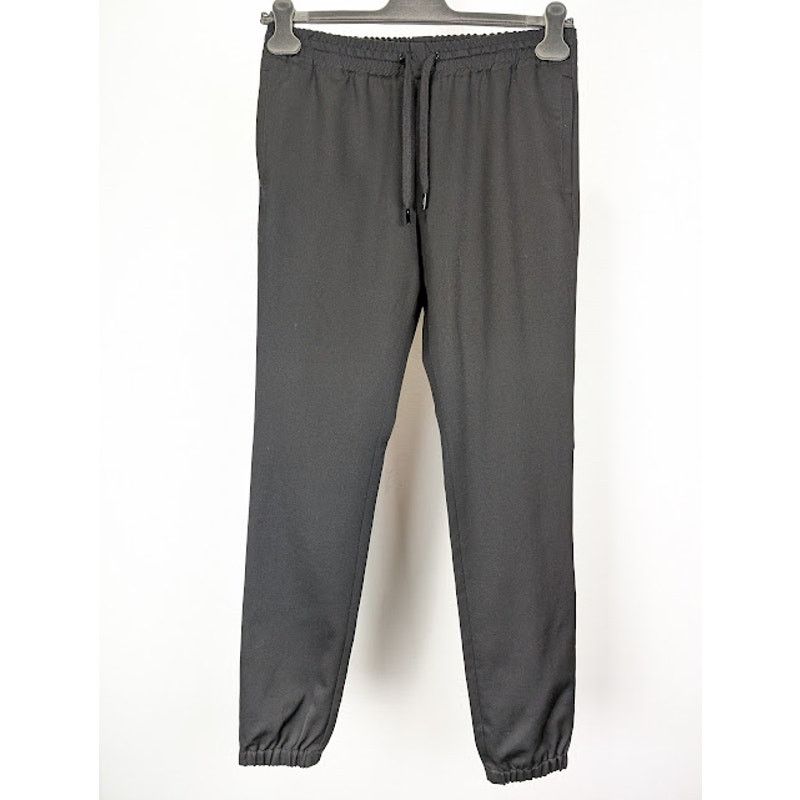 Saint Laurent Paris o1rshd1 Wool Twill Jogging Pants in Black Size US 28 / EU 44 - 1 Thumbnail