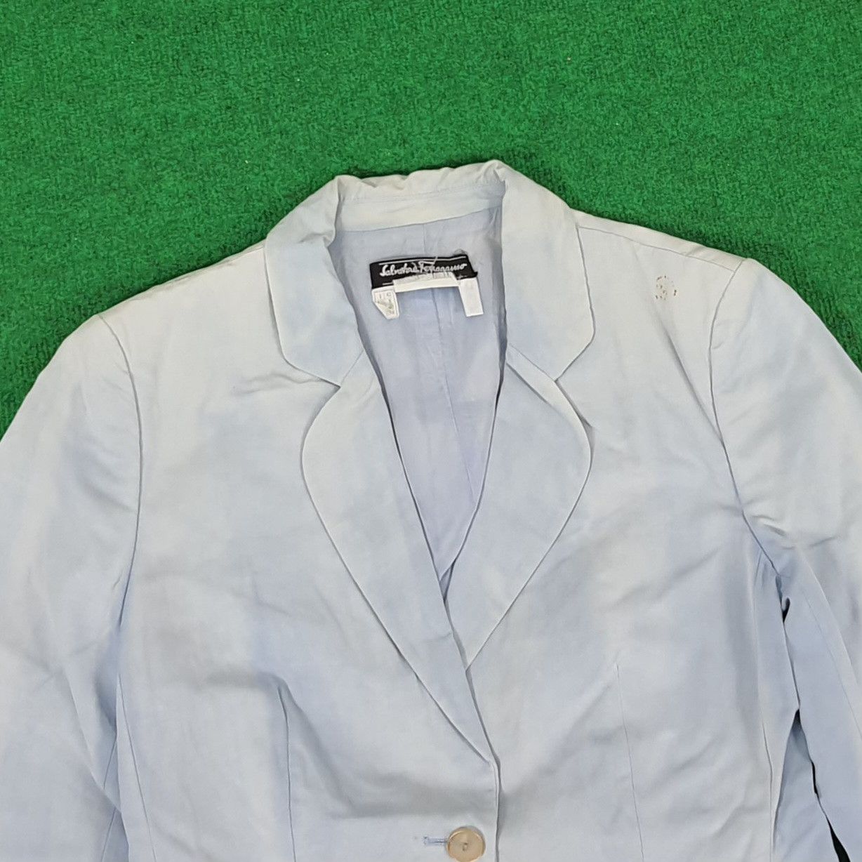 Designer × Salvatore Ferragamo × Vintage Vintage Salvatore Ferragamo Designer Formal Blazers Size XS / US 0-2 / IT 36-38 - 2 Thumbnail