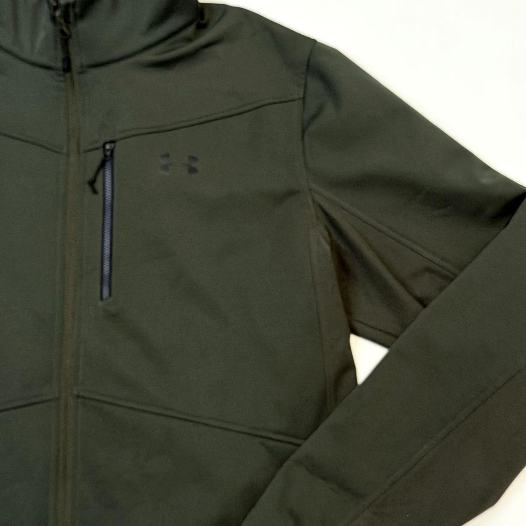 Under Armour Under Armour Jacket Mens 2XL Green ColdGear Infrared Storm Softshell Zip Size US XXL / EU 58 / 5 - 2 Thumbnail
