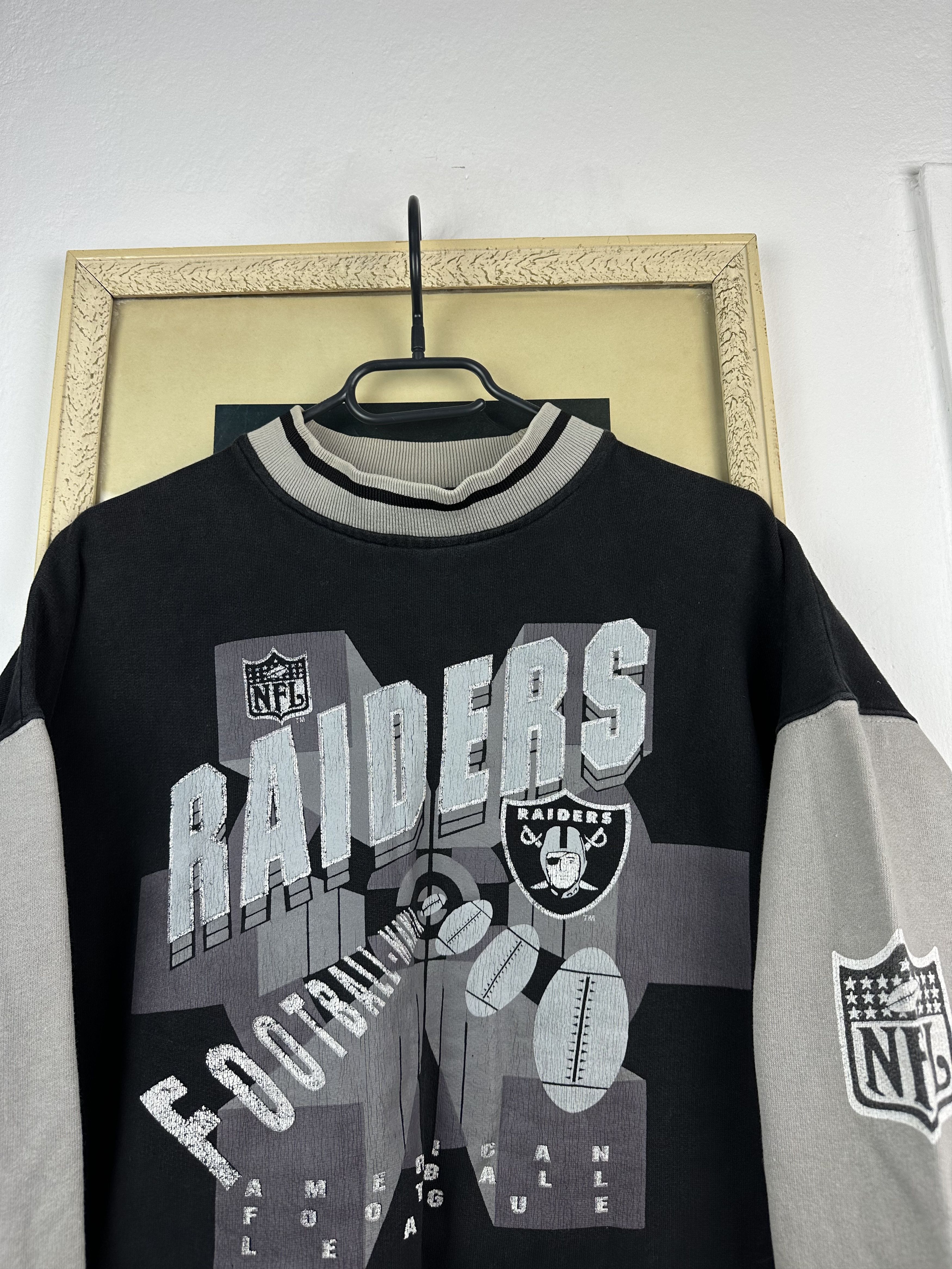 NFL × Vintage Vintage Los Angeles Raiders Sweatshirt NFL Rare Hype Size US M / EU 48-50 / 2 - 2 Thumbnail