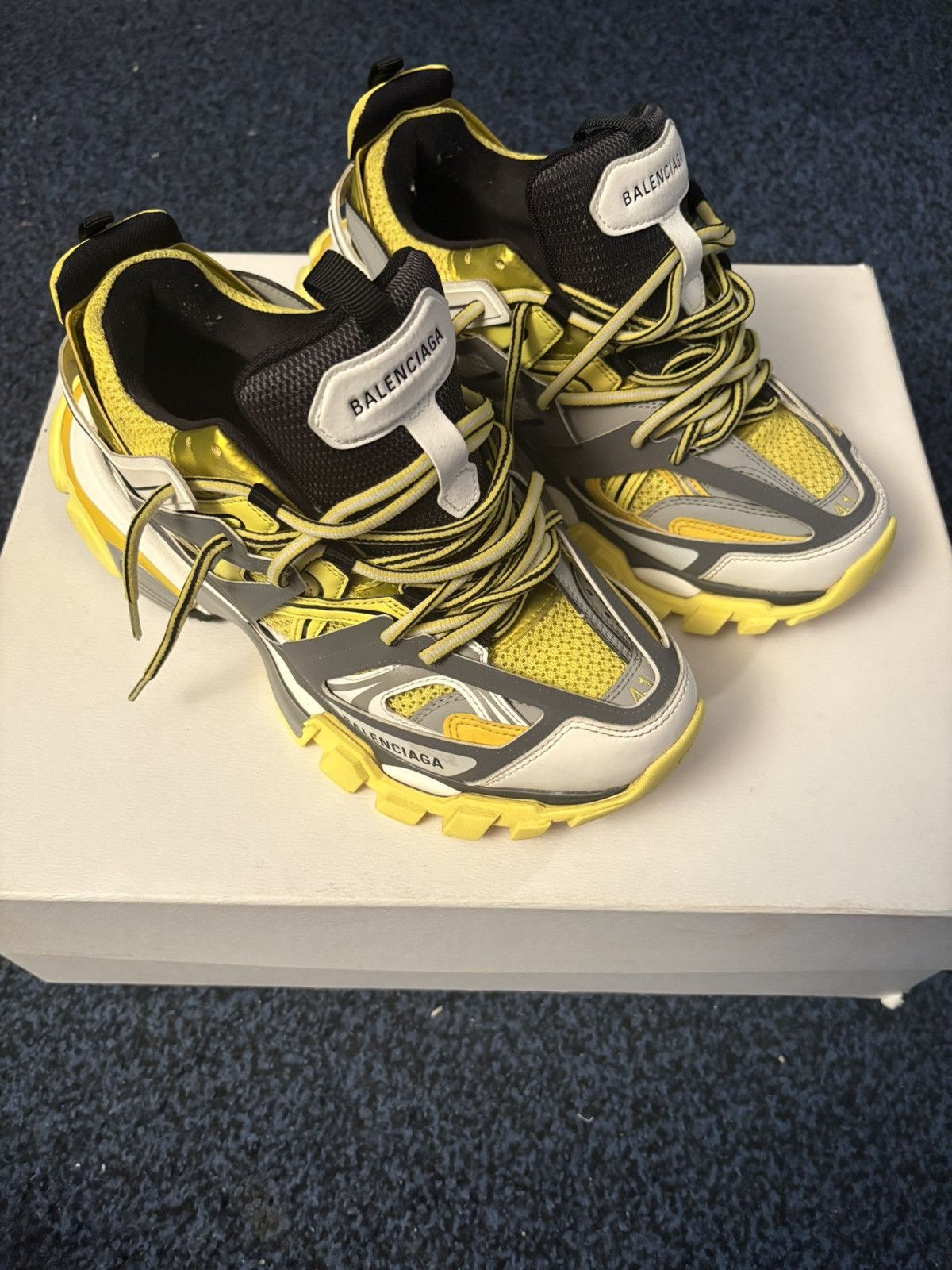 Balenciaga Balenciaga track runners yellow Size US 8 / EU 41 - 1 Thumbnail