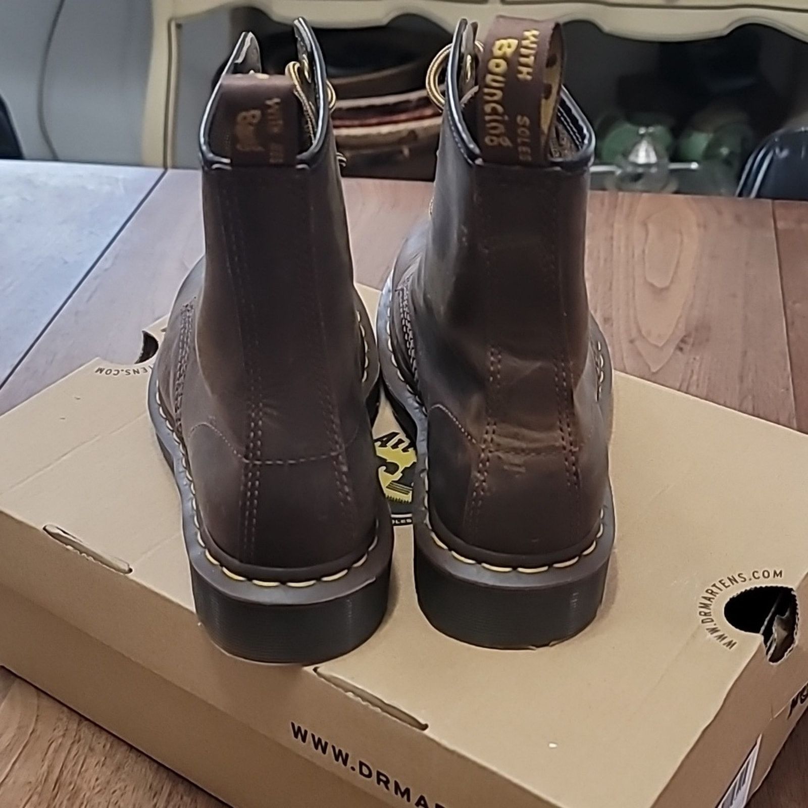 Dr. Martens Dr. Martens Crazy Horse Boots Excellent Condition with Box Size US 6 / IT 36 - 6 Thumbnail