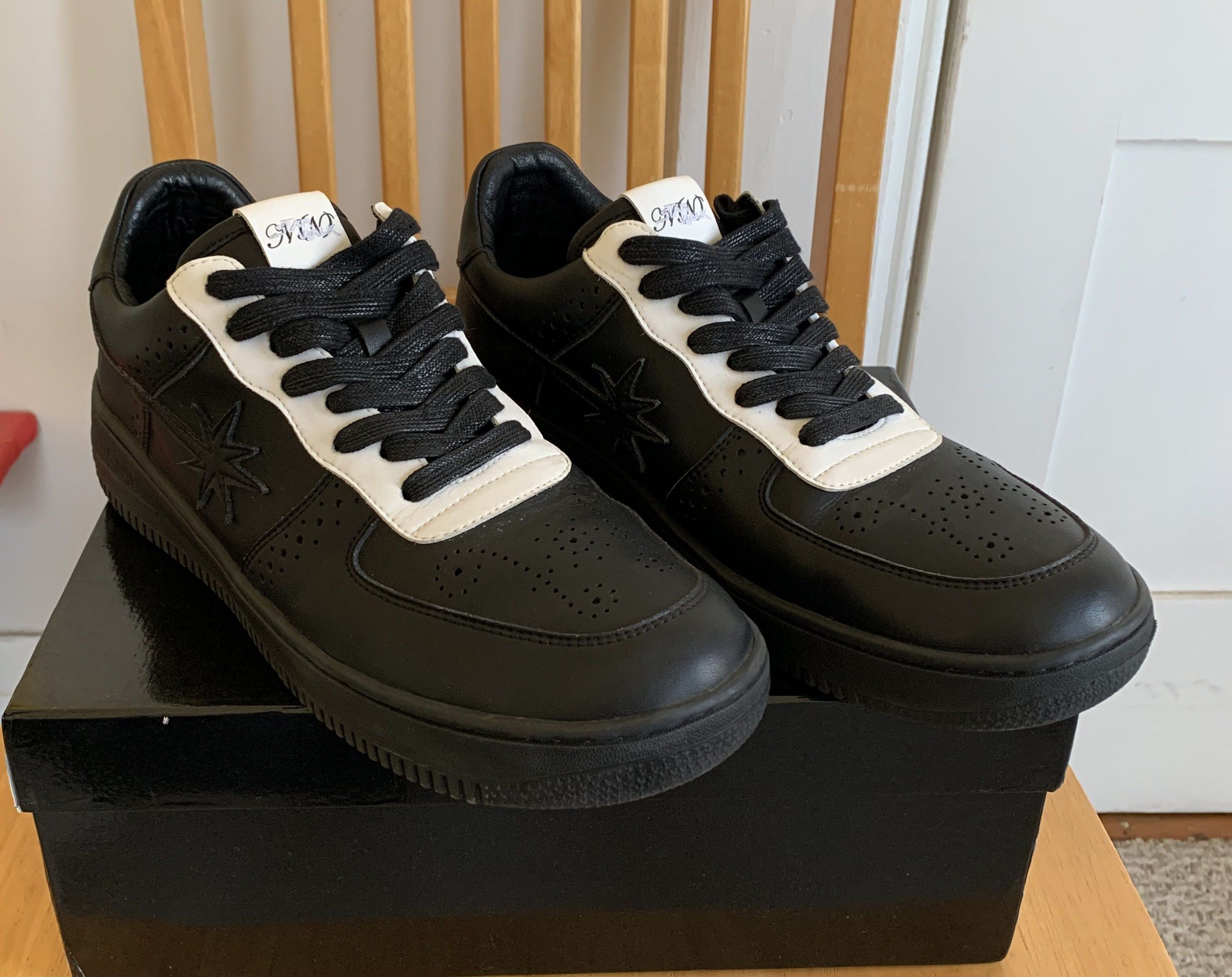 image of Number N Ine x Starwalk F/w 2018 Number (N)Ine X Starwalk Sneaker W/ Box in Black, Men's (Size 11)