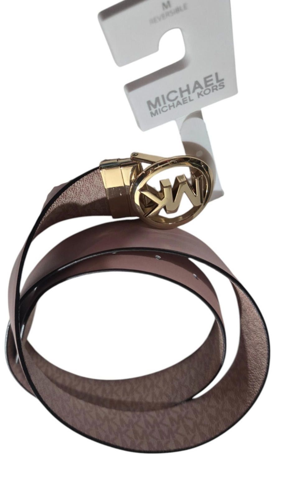 Michael Kors Michael Kors Twist Women Reversible Belt Leather Blossom Size ONE SIZE - 2 Thumbnail
