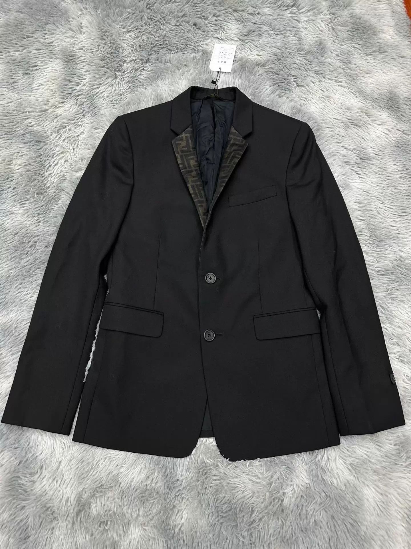 Fendi Fendi FF Monogram Lining Haute Suit Jacket 44 Size 44R - 1 Thumbnail
