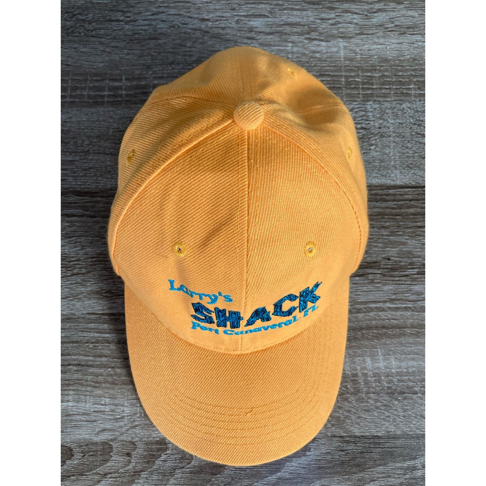Vintage Larry's Shack Port Canaveral Orange Embroidered Hat Size ONE SIZE - 4 Thumbnail