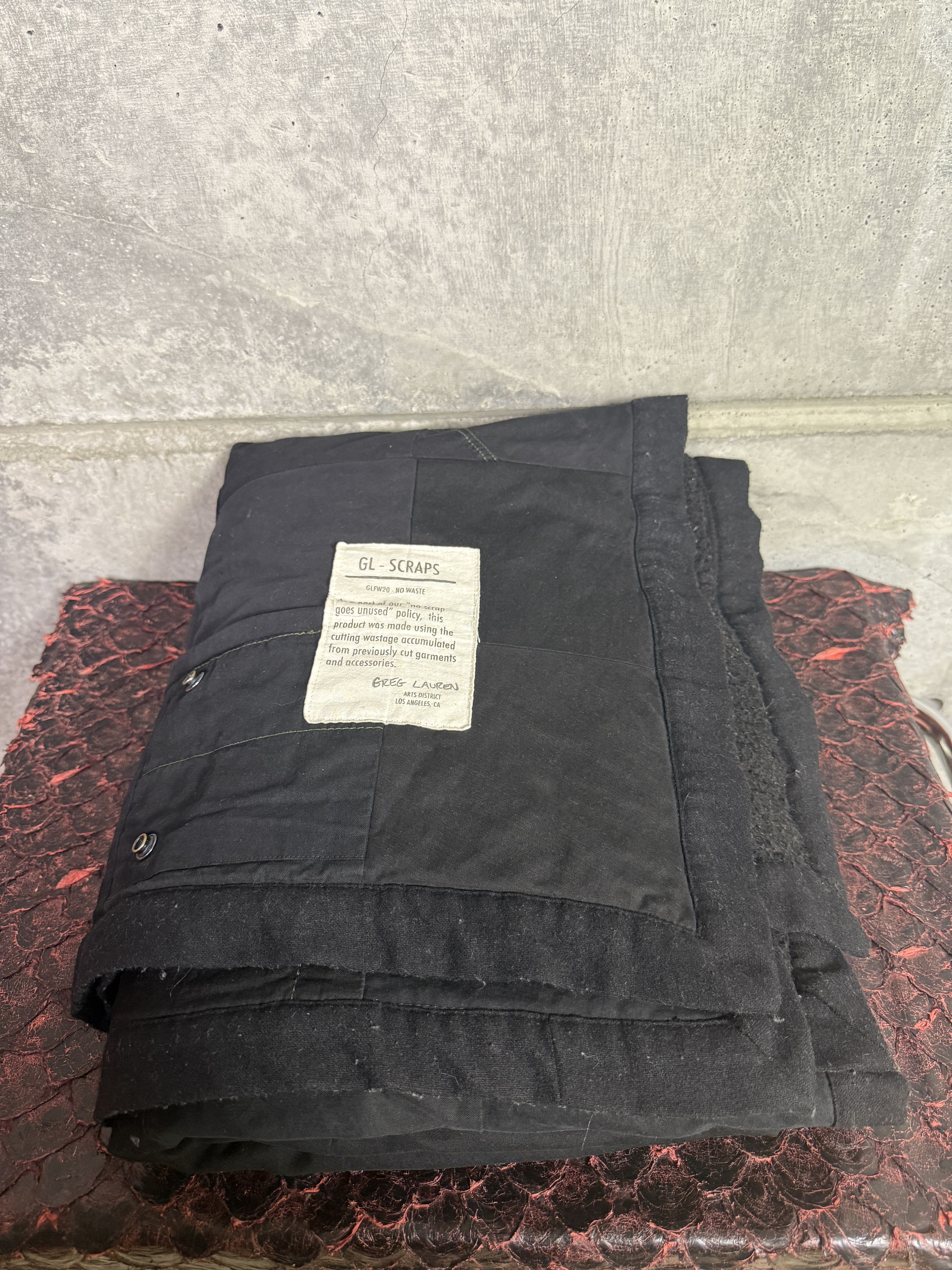 Greg Lauren $2.5 Greg Lauren FW20 Large "Scraps" Patchwork Blanket Size ONE SIZE - 1 Thumbnail