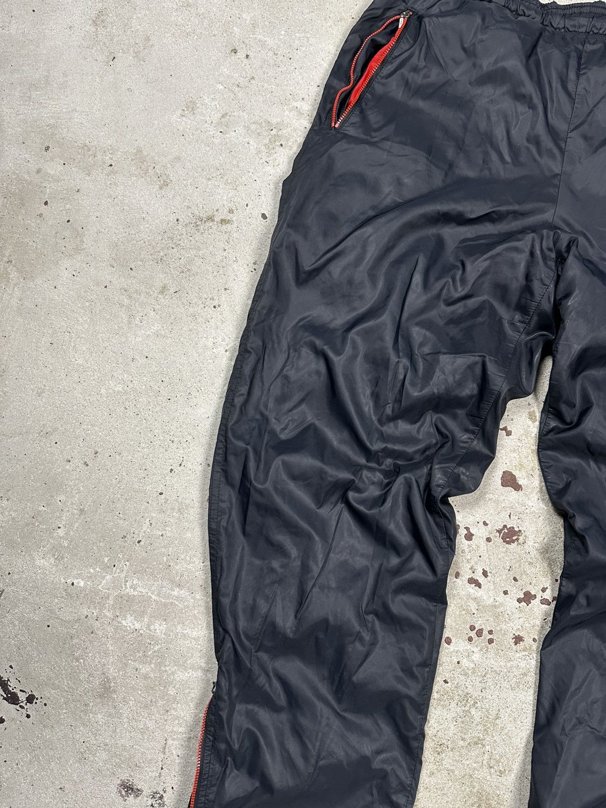 Nike Vintage Y2K Nike Baggy Black Track Pants Swoosh Spellout Size US 32 / EU 48 - 6 Thumbnail