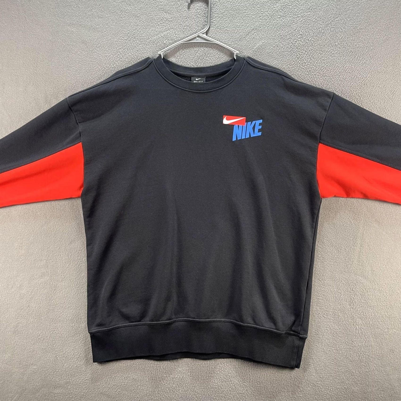 Nike Nike Sweatshirt Mens M Black Red Dri-FIT Crewneck Pullover Athletic Logo Graphic Print Slim Size US M / EU 48-50 / 2 - 3 Thumbnail