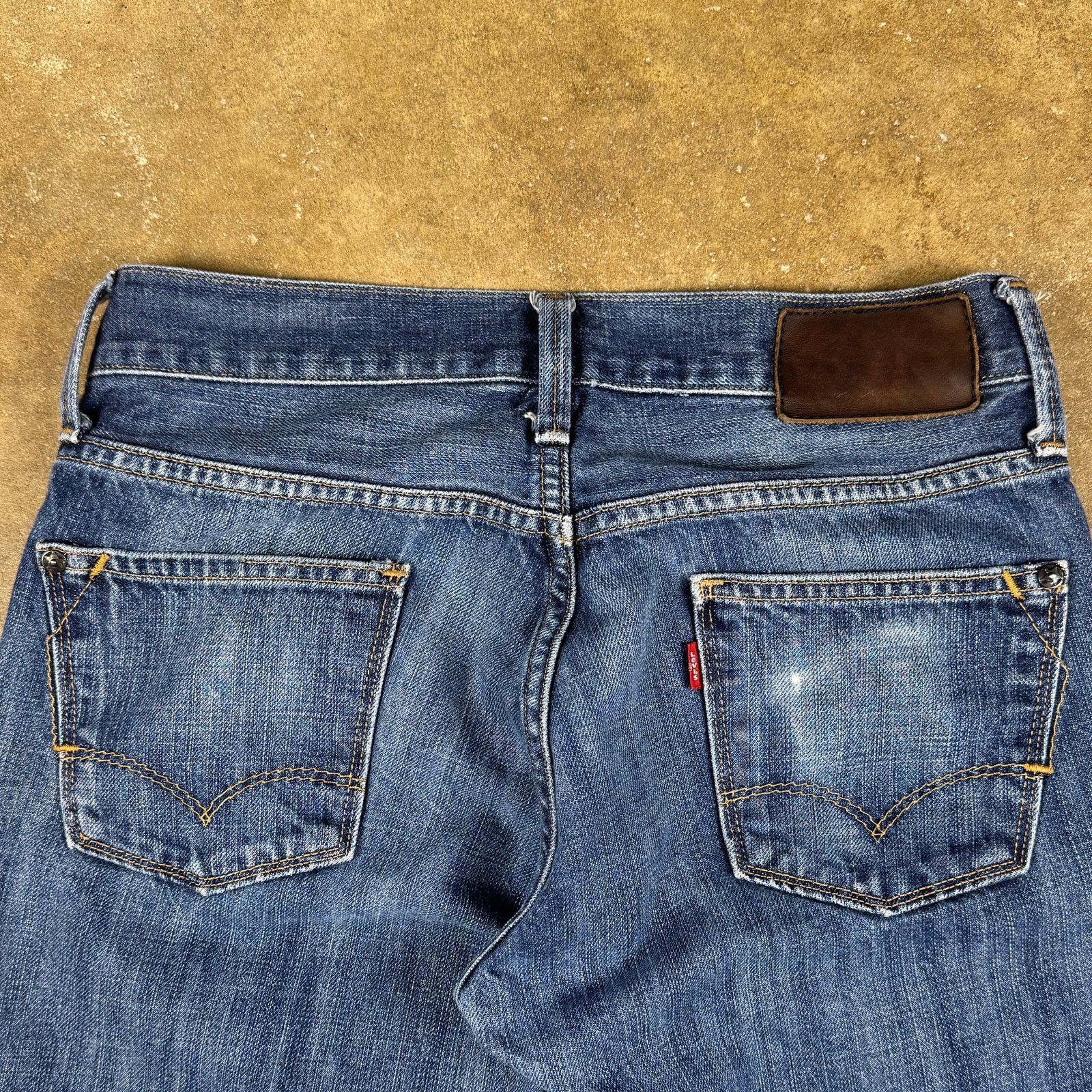Levi's Levi’s Redline Straight Jeans Men’s 30x30 Dark Wash Vintage Size US 30 / EU 46 - 7 Thumbnail