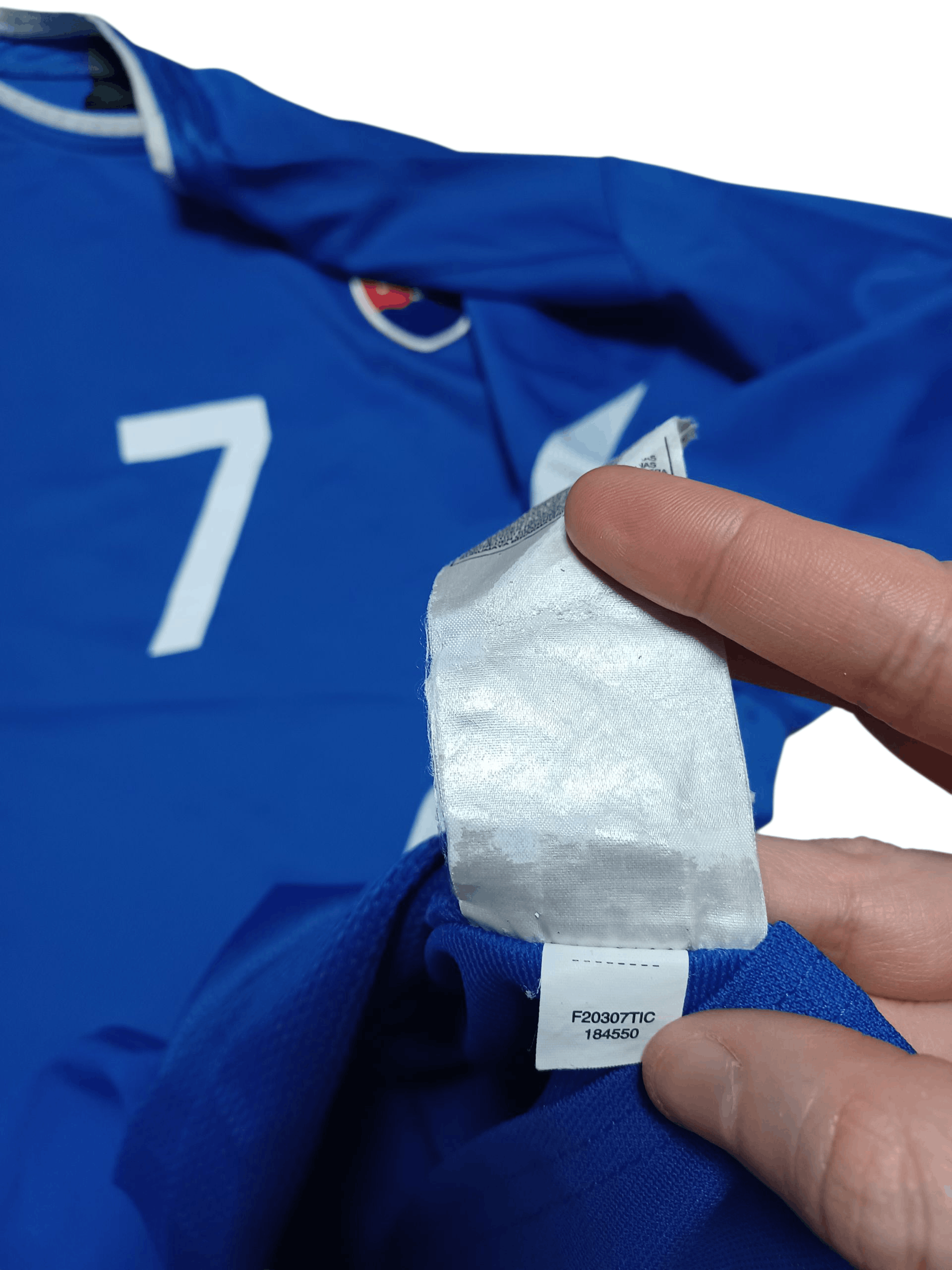 Nike SLOVAKIA NIKE VINTAGE RARE 2002 MATCHWORN SOCCER JERSEY Size US XL / EU 56 / 4 - 7 Thumbnail