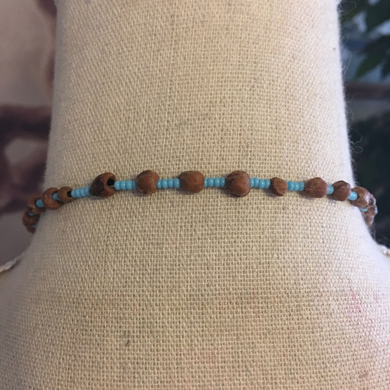 Handmade Peruvian lucky huayruro seed handmade necklace Size ONE SIZE - 6 Thumbnail
