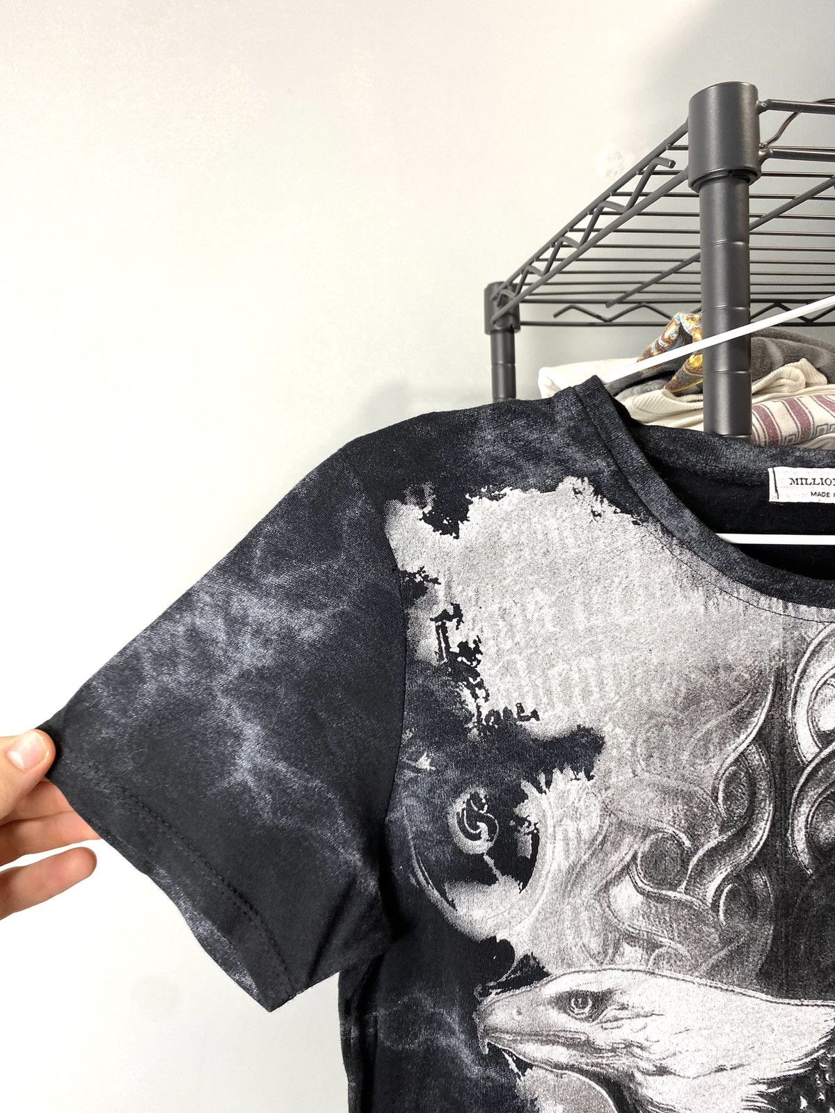 Vintage Y2K Vintage Anarchy Eagle Full Print T Shirt Gothic Punk Size US S / EU 44-46 / 1 - 6 Thumbnail