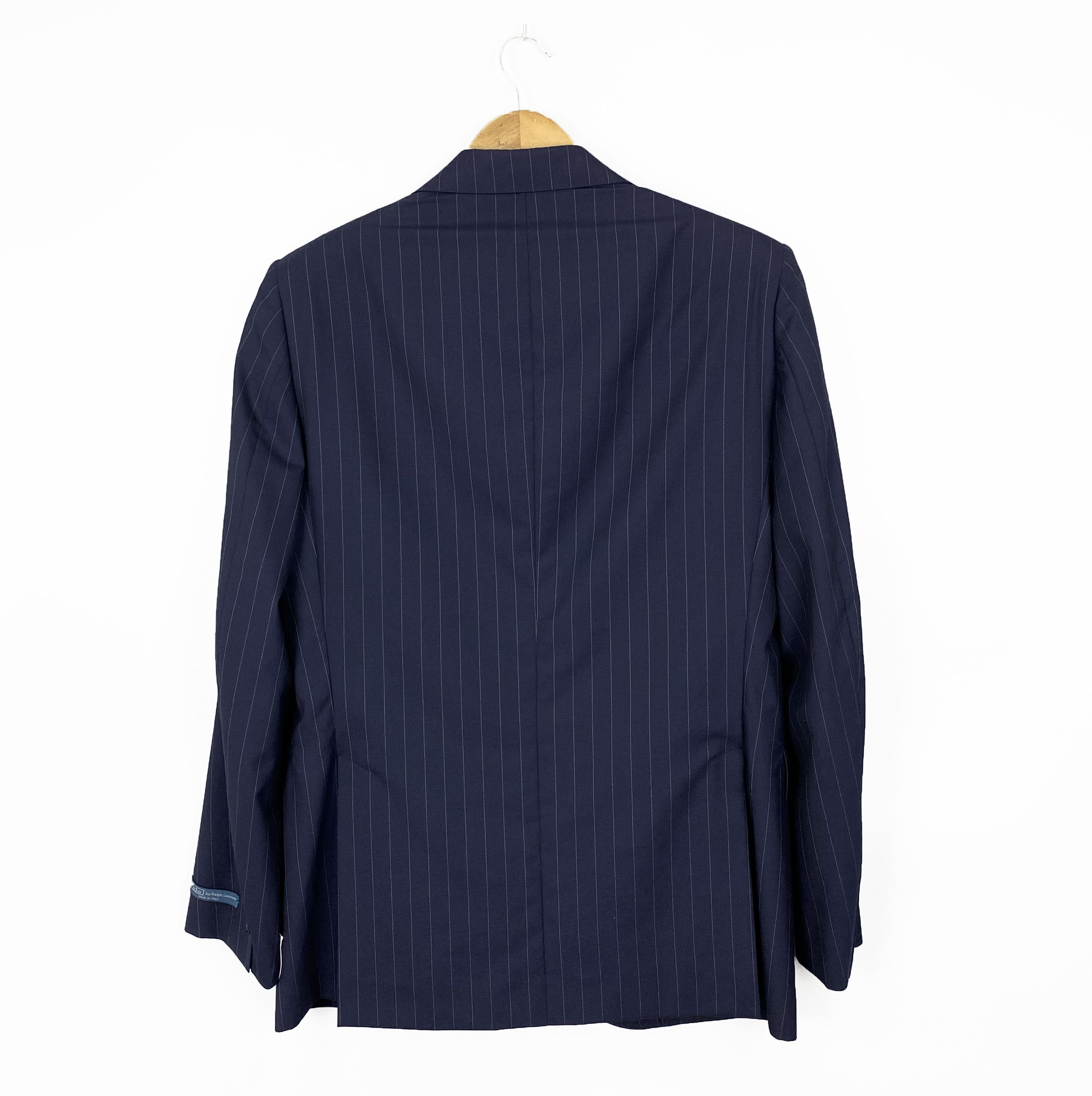 Polo Ralph Lauren NWT RRP 1000$ POLO RALPH LAUREN Garrison Striped Blazer Size 40S - 8 Thumbnail