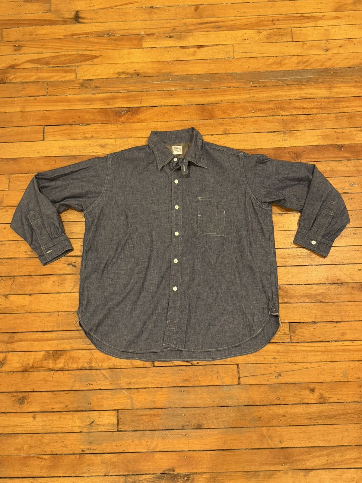 Post Overalls Post O’Alls 1201C-CC - No. 1 Shirt MV Classic Chambray Size US XL / EU 56 / 4 - 6 Thumbnail