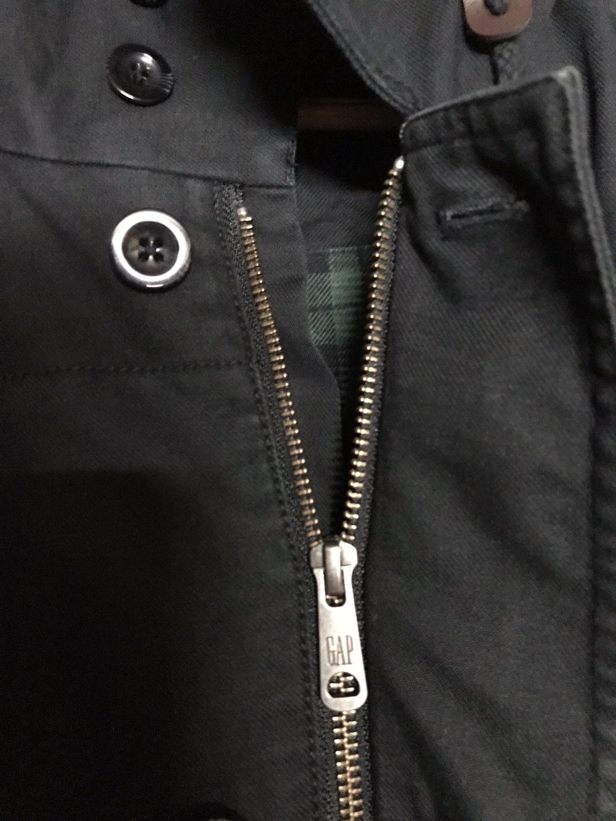 Gap Gap Plain Jaket zipper With a Button Size US M / EU 48-50 / 2 - 6 Thumbnail