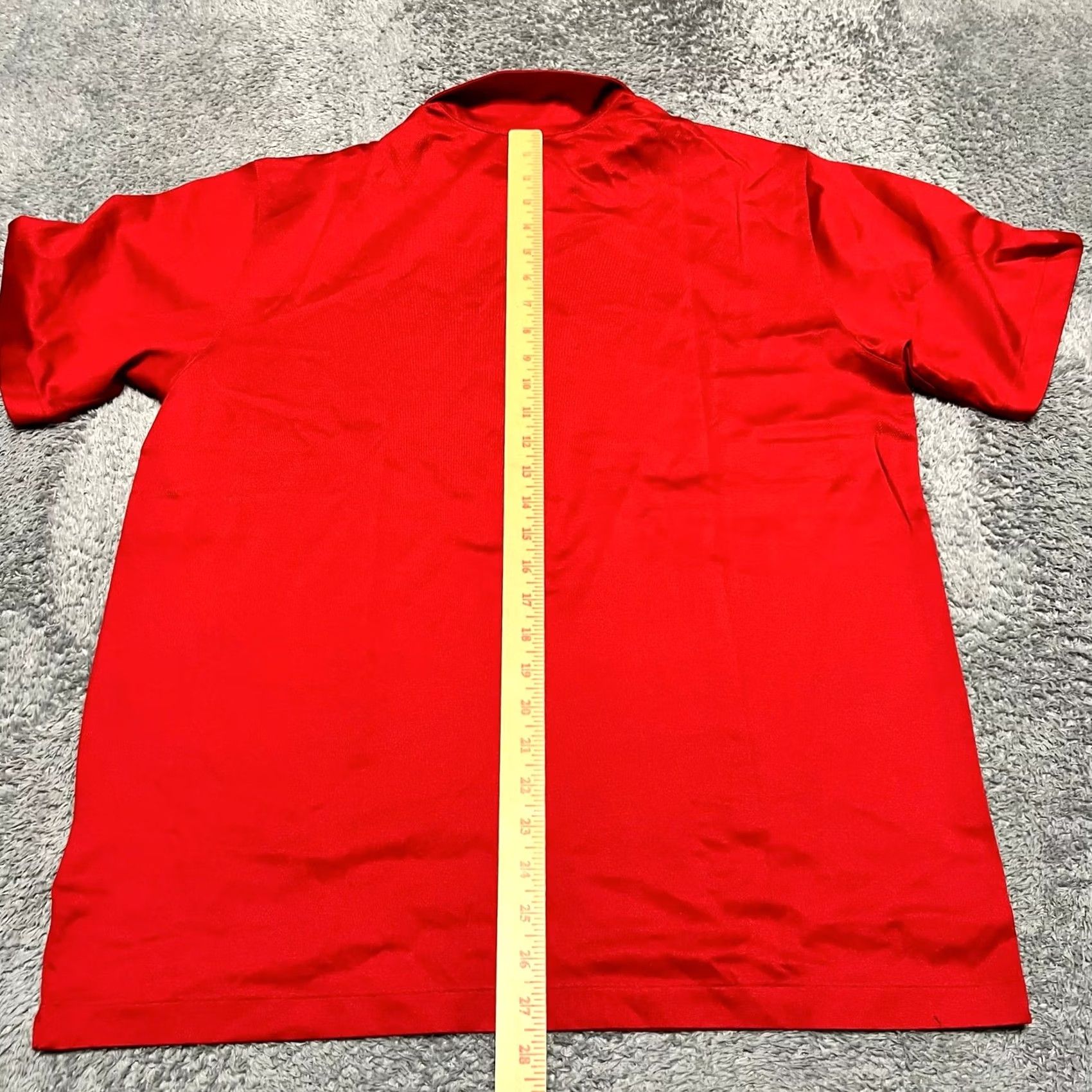 Vintage Tiger Woods Polo Shirt Mens Large Red Golf Performance Dri Fit Size US L / EU 52-54 / 3 - 5 Thumbnail