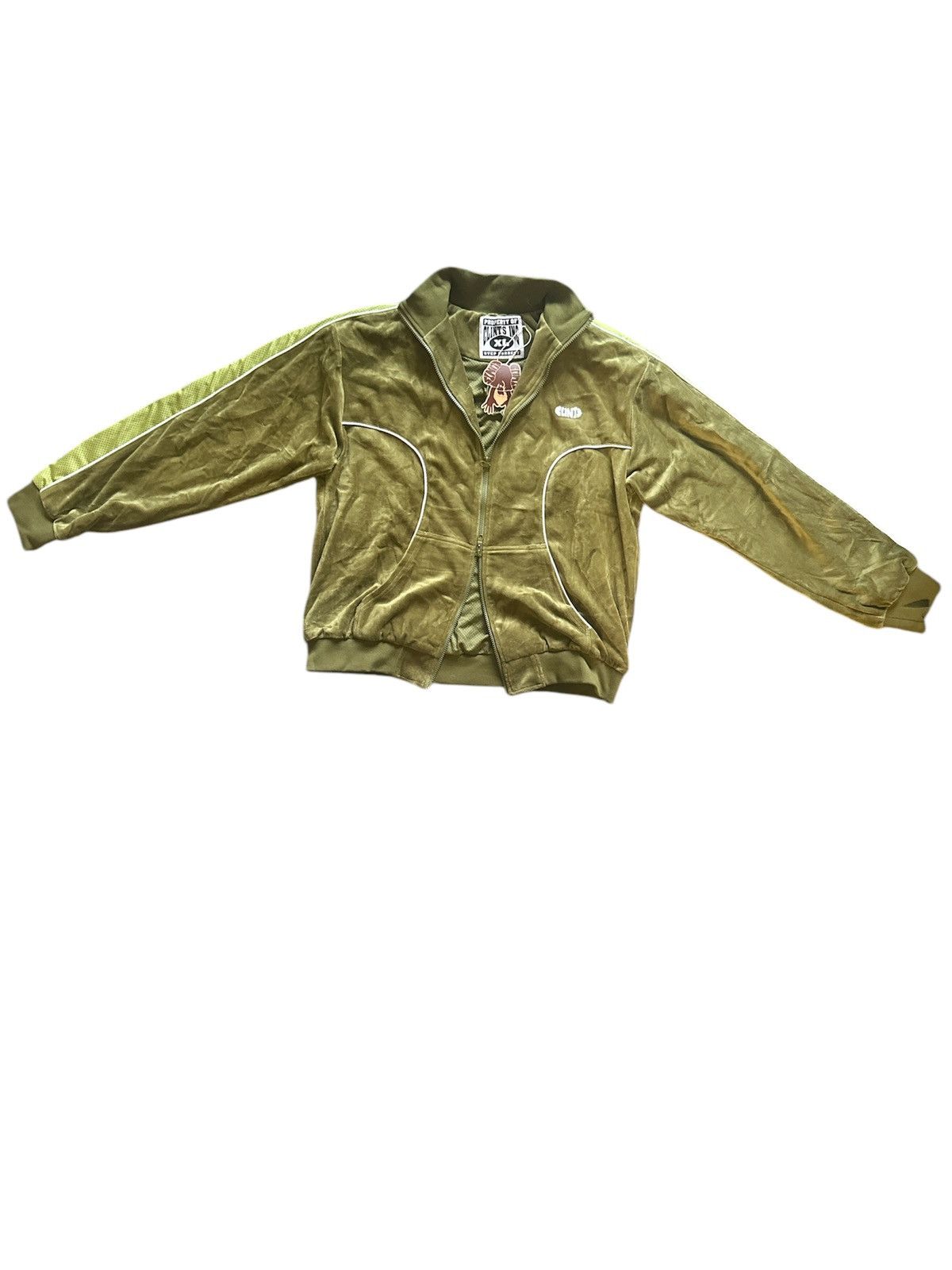 Clints Clint’s inc, green velour zip-up jacket Size US XL / EU 56 / 4 - 2 Thumbnail
