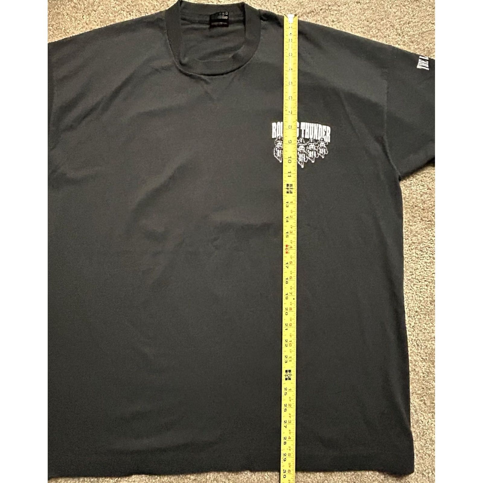 Fruit Of The Loom VINTAGE Rolling Thunder POW MIA 1995 Motorcycle Men’s T Shirt 2XL Black Logo 90s Mens T-Shirt Size US XXL / EU 58 / 5 - 8 Thumbnail