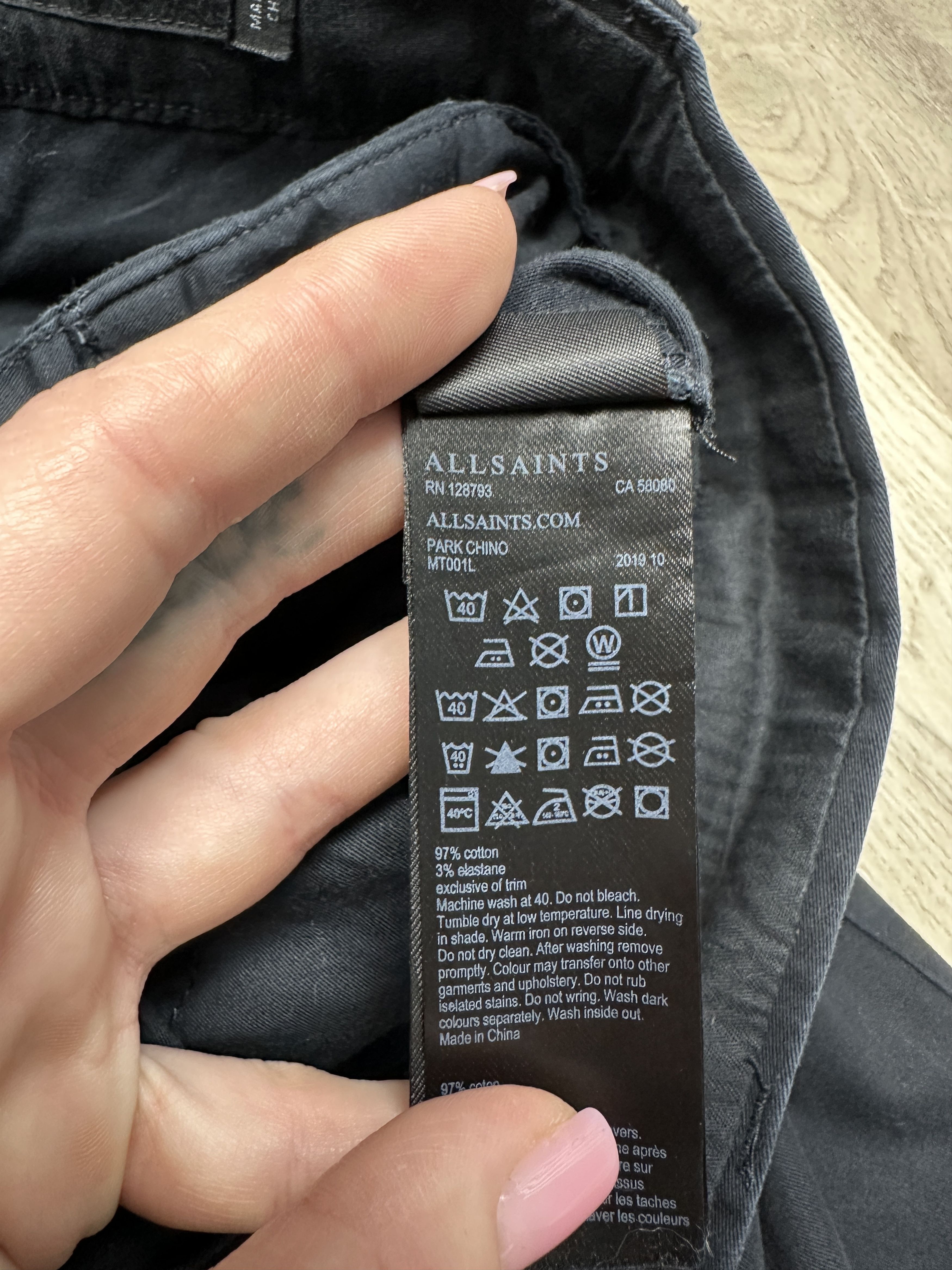 Allsaints Allsaints Mens Park Chino Pants Size US 31 - 4 Thumbnail