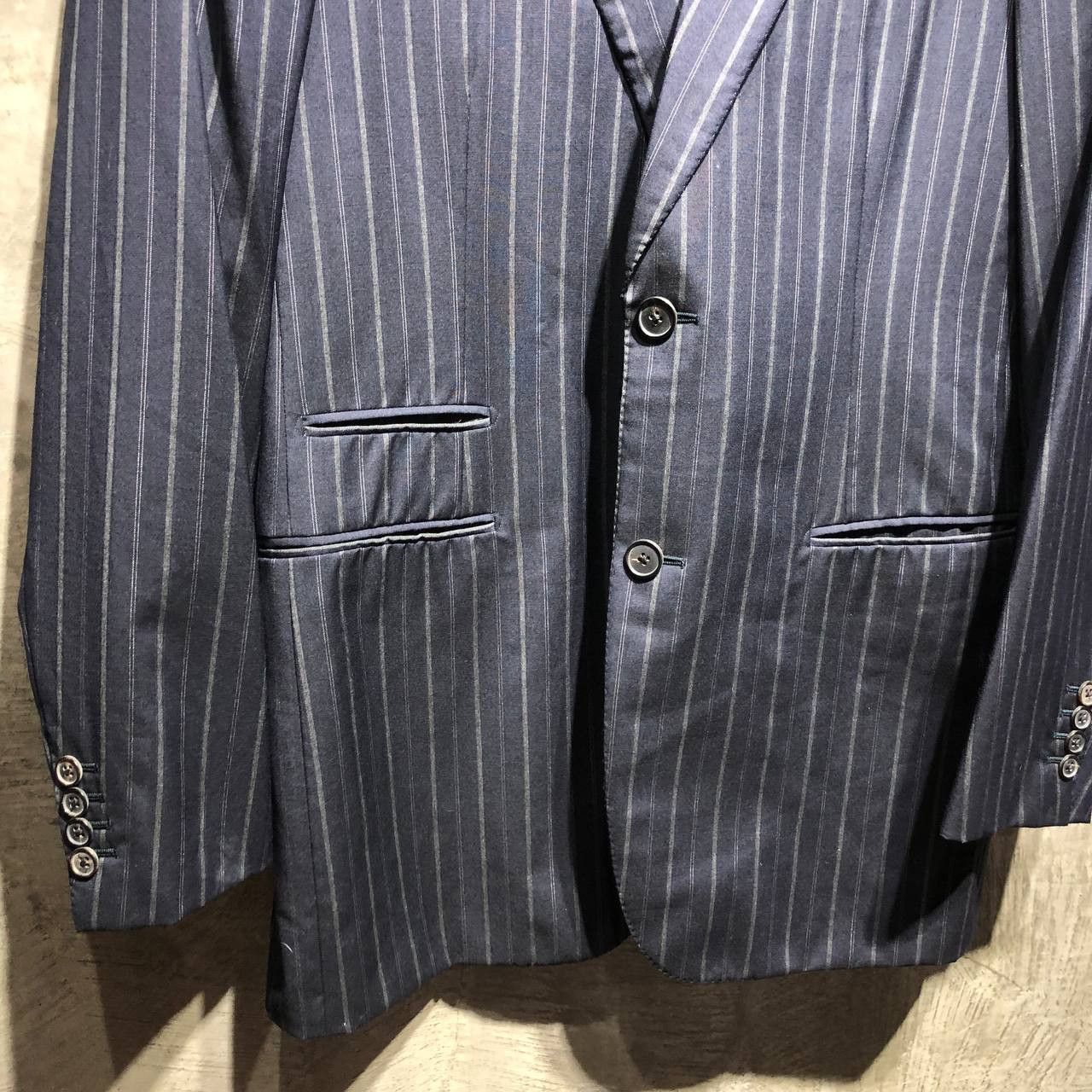 Hermes Hermes Pinstripe Blazer coat Size 48R - 3 Thumbnail