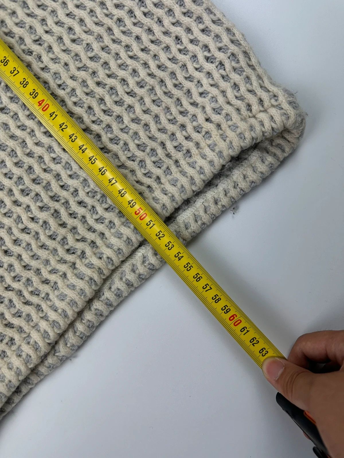 Marithe + Francois Girbaud Marithé + François Girbaud 1980 Mesh Wool Knit Sweater Cream Size S / US 4 / IT 40 - 14 Thumbnail
