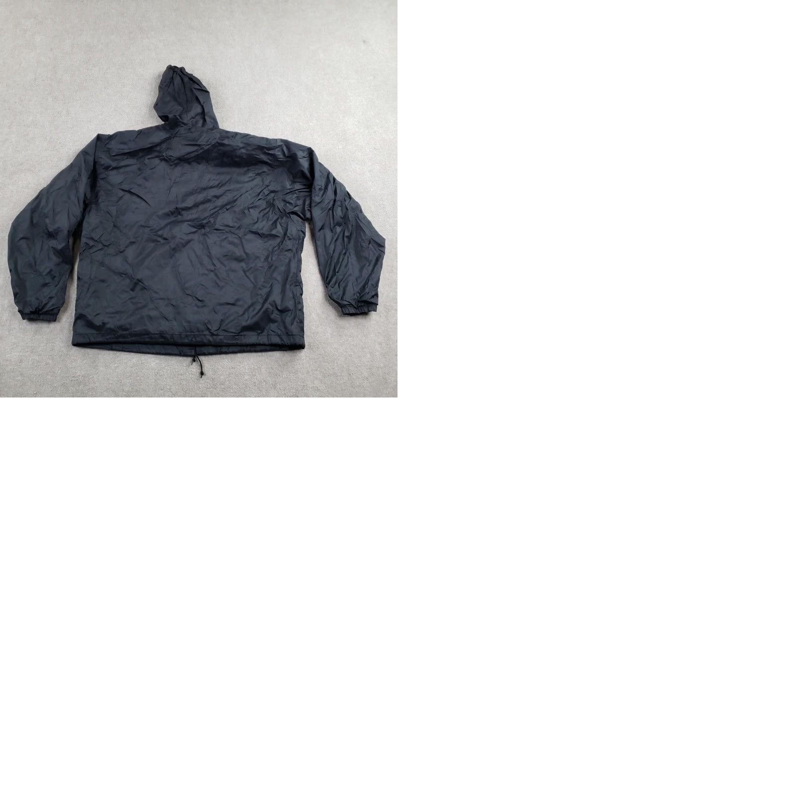 Vintage VINTAGE MV Sport Jacket Mens XL Black Windbreaker Hooded Lined Pockets West Point Size US XL / EU 56 / 4 - 9 Thumbnail