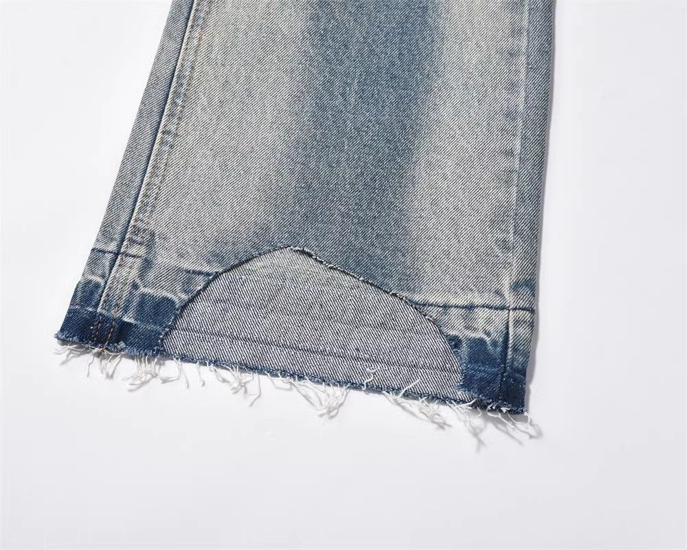 Japanese Brand × Jean Men's street style washed dirty ripped jeans Size US 32 / EU 48 - 6 Thumbnail