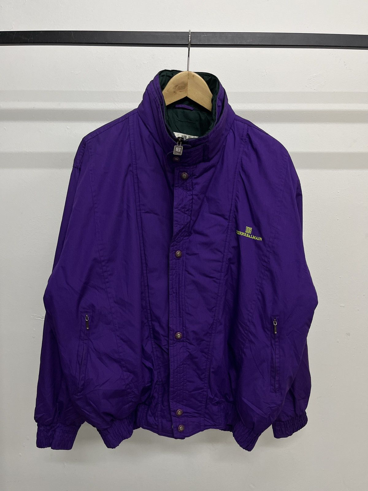 Balmain Pierre Balmain Vintage Nylon Parachute Bomber Jacket Size US XL / EU 56 / 4 - 17 Thumbnail